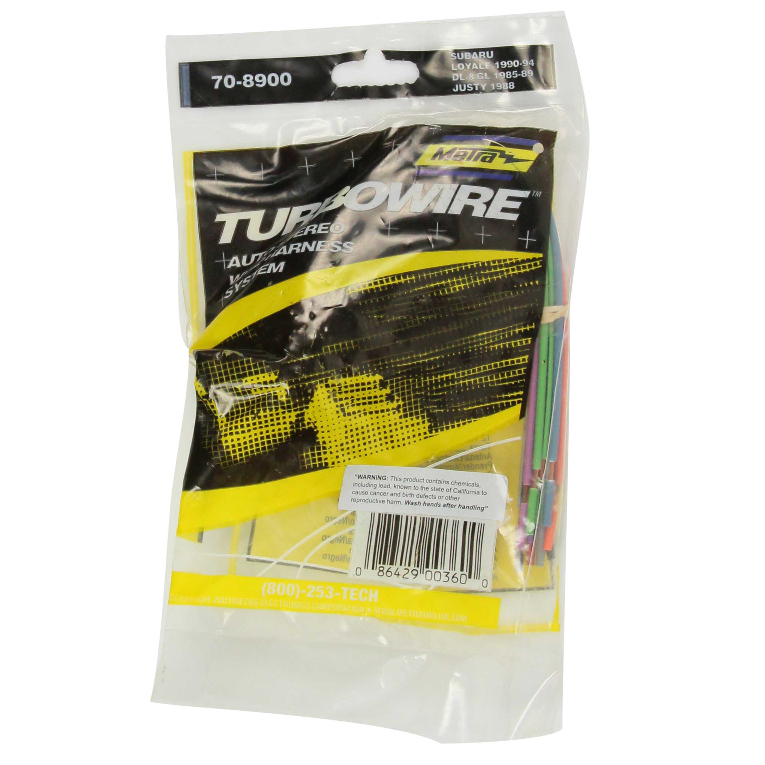 Radio Replacement Harness - Fits Subaru 1985-1994