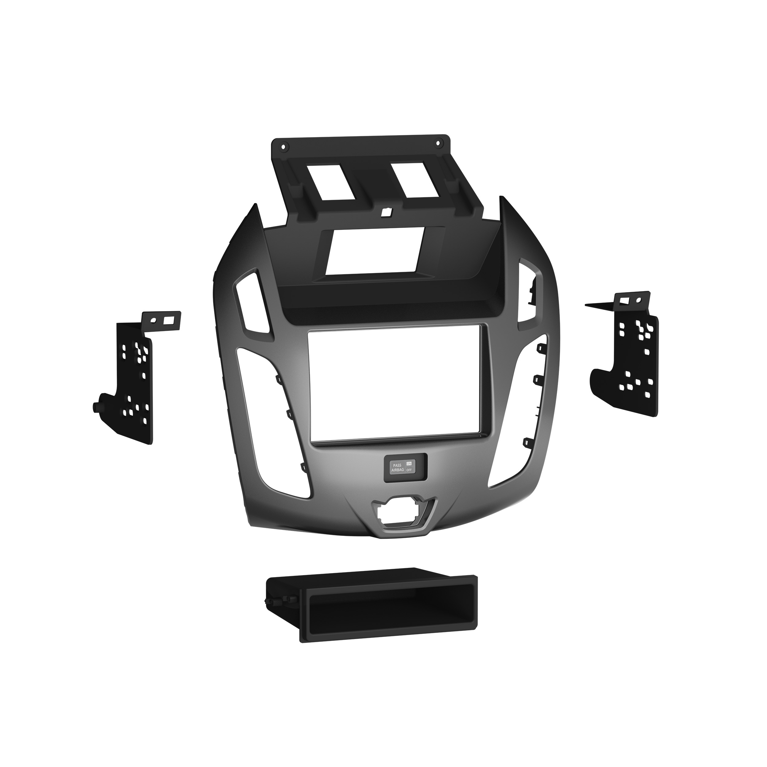 Ford Transit Connect 2014-2018 - Two-tone Gray and Black