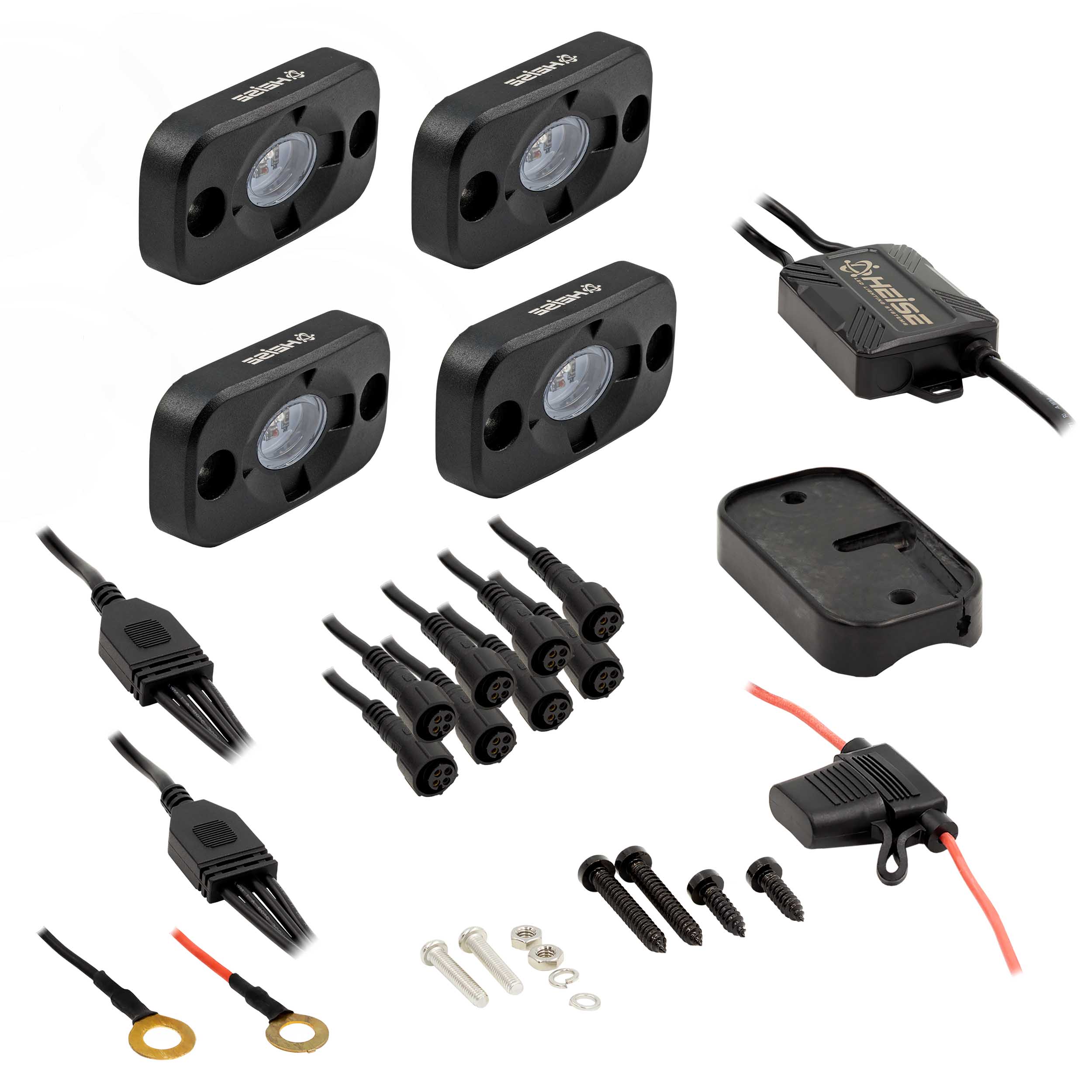 RGB Accent Light Kit - 4 RGB Pods, 3 LED