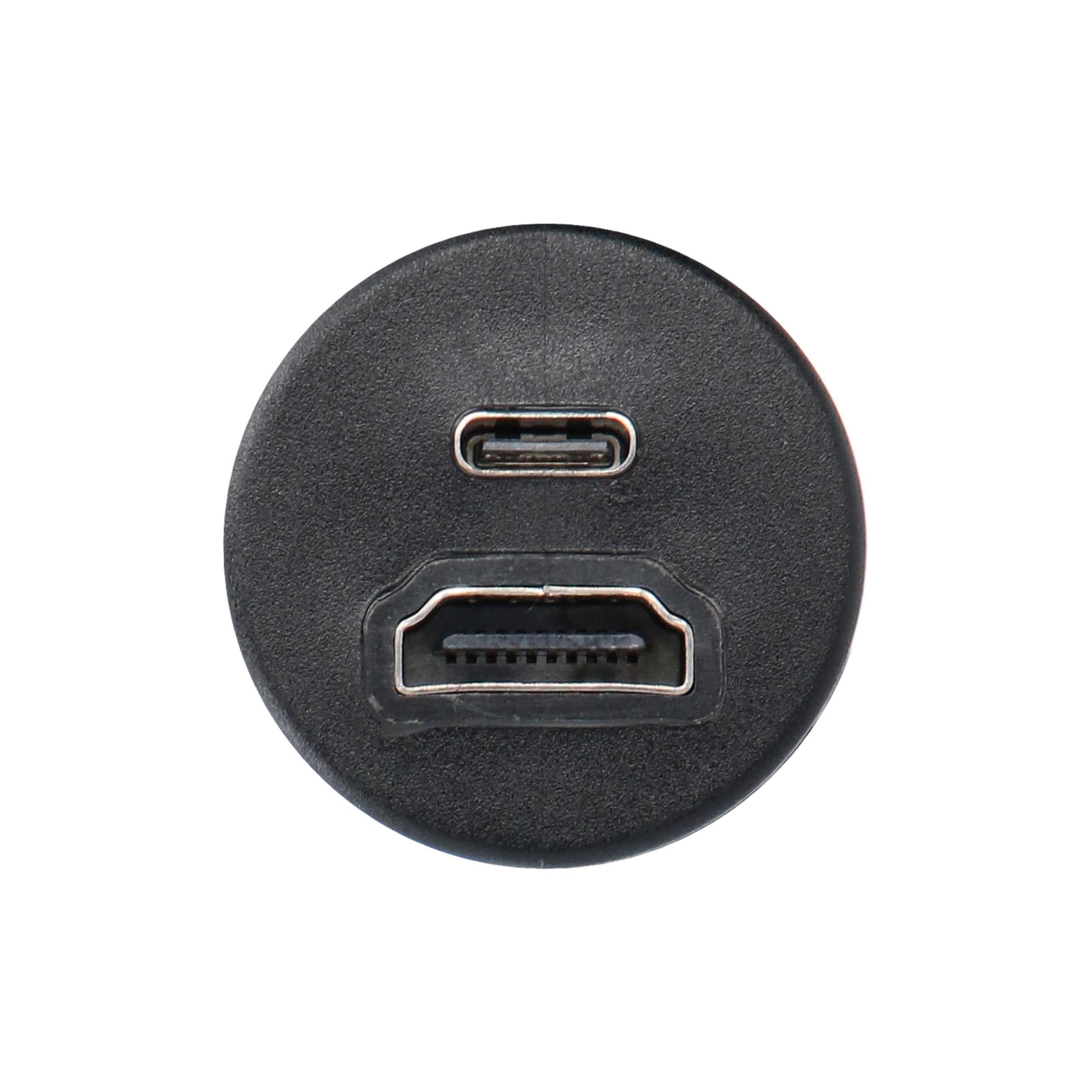 Input Type C/HDMI To Output Type C/HDMI "D" Ext Cable 3'