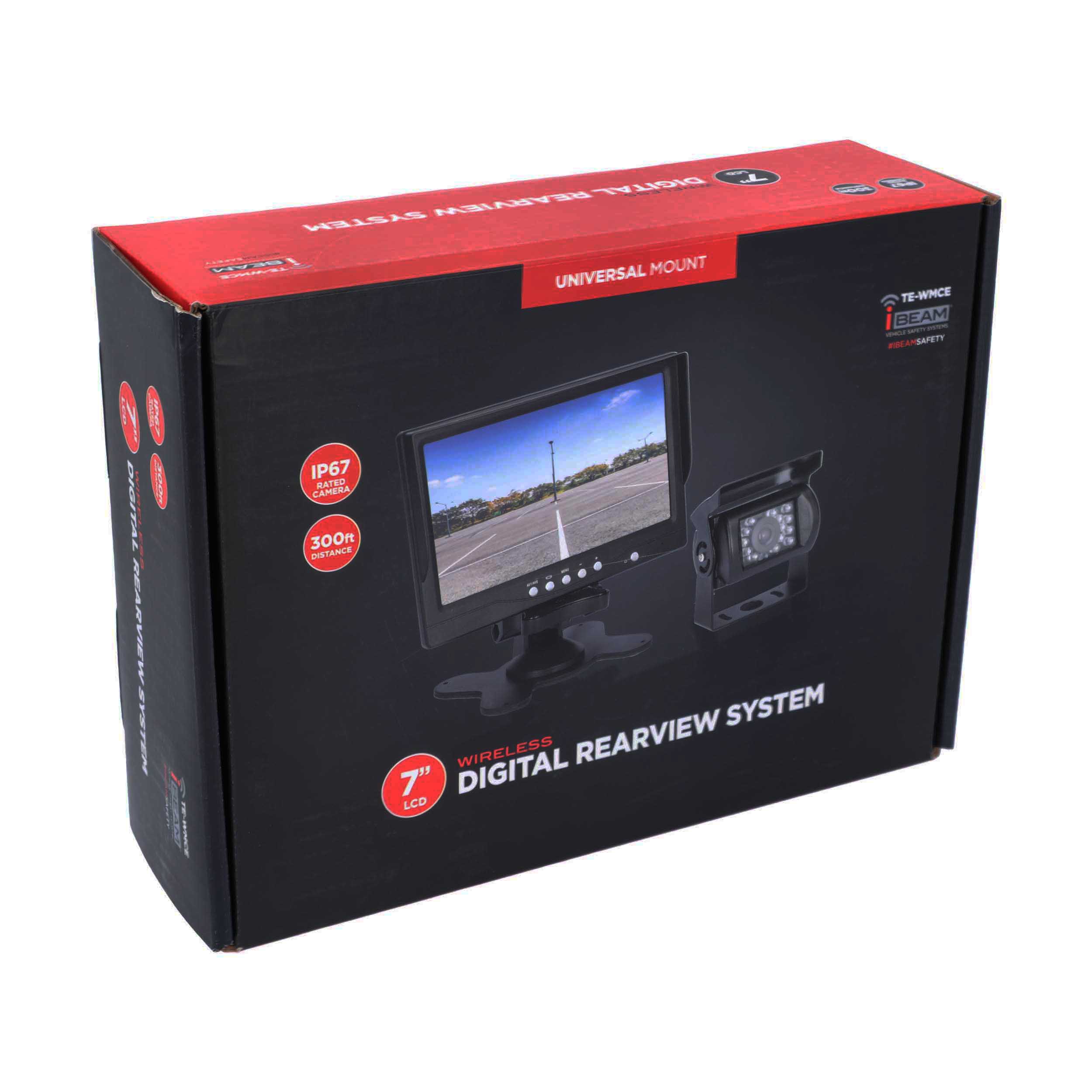 Universal Wireless 7” Monitor and Commercial Camera