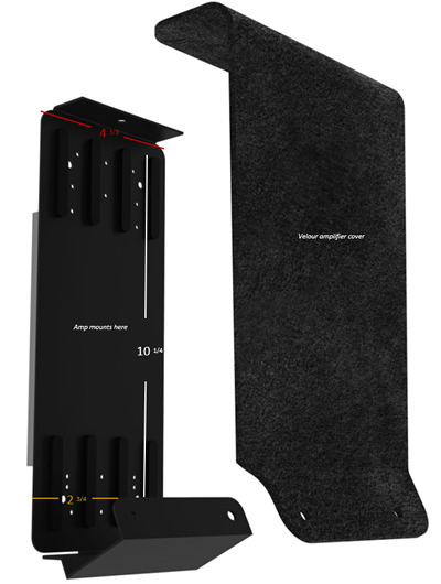 Amplifier Mounting Bracket Harley Davidson Touring Models