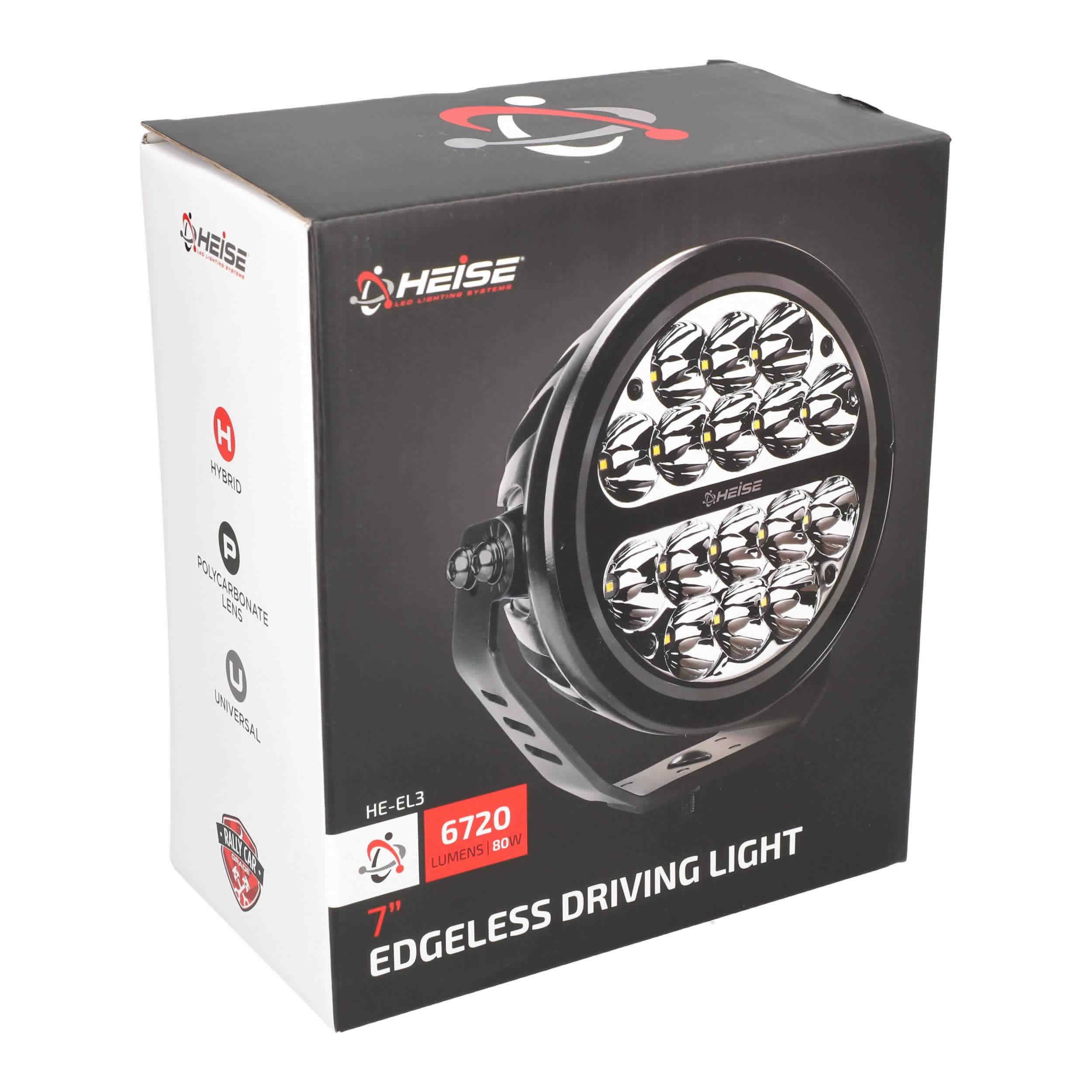 7" Edgeless Driving Light - Spot