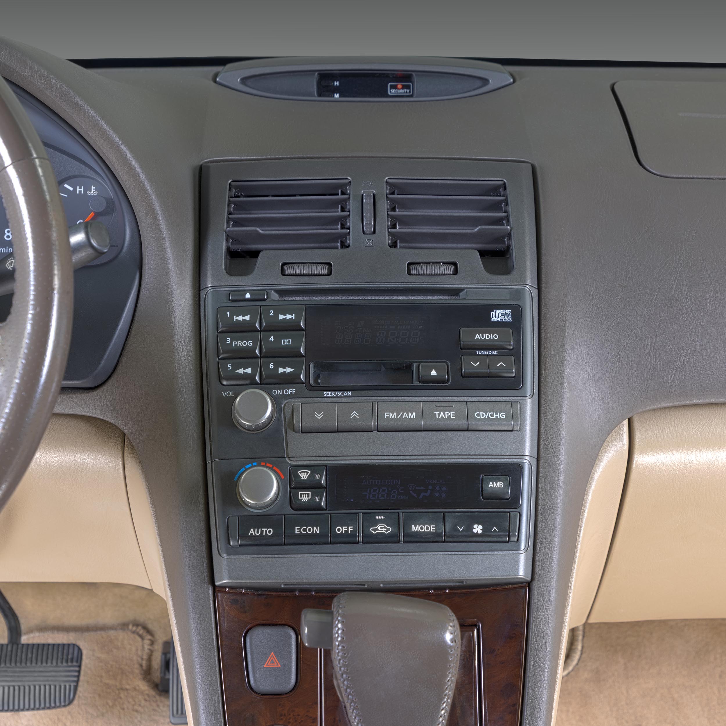 Nissan Maxima 2000-2003 (without factory NAV or small radio/pocket combo)