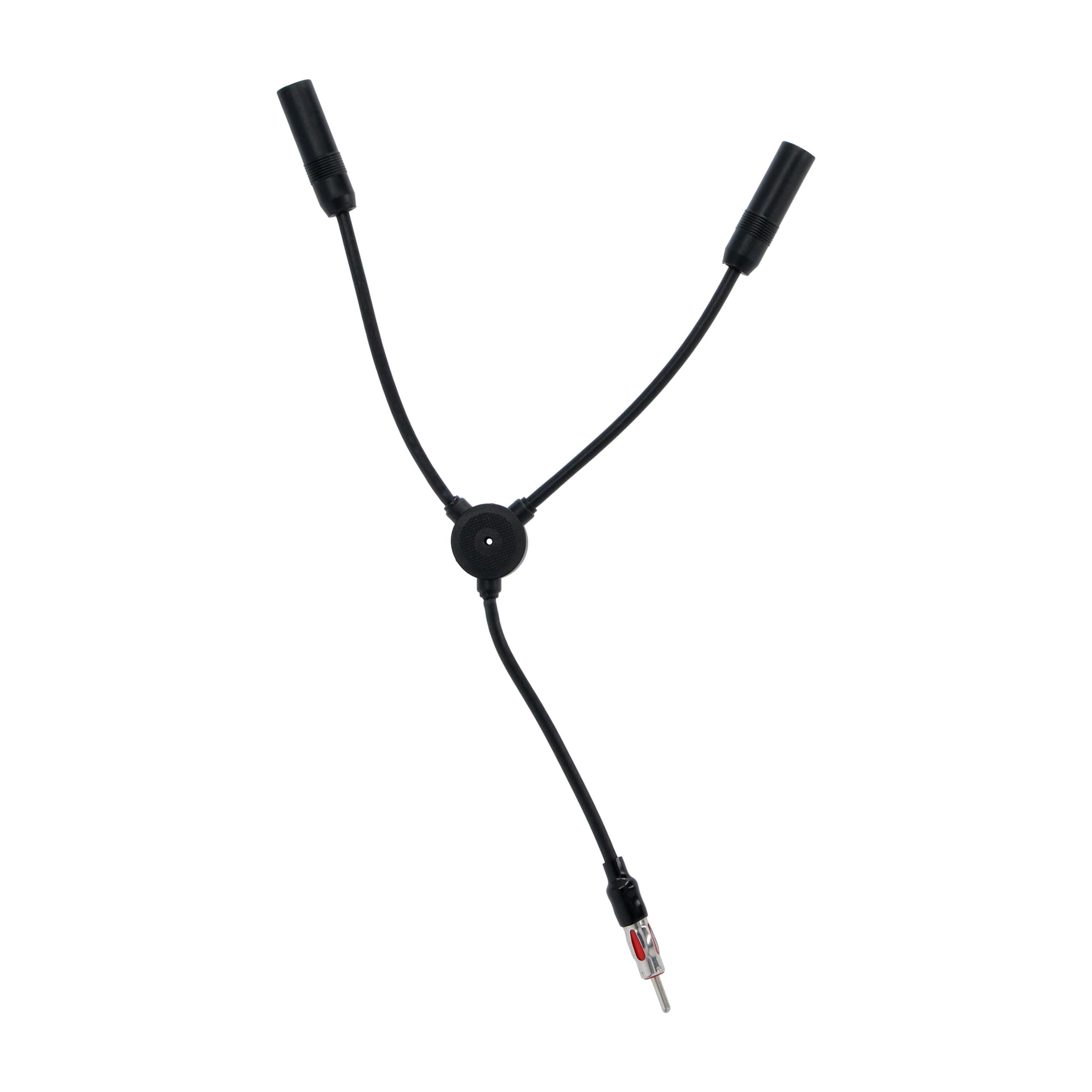 Universal Antenna Adapter - Male to 2 Female