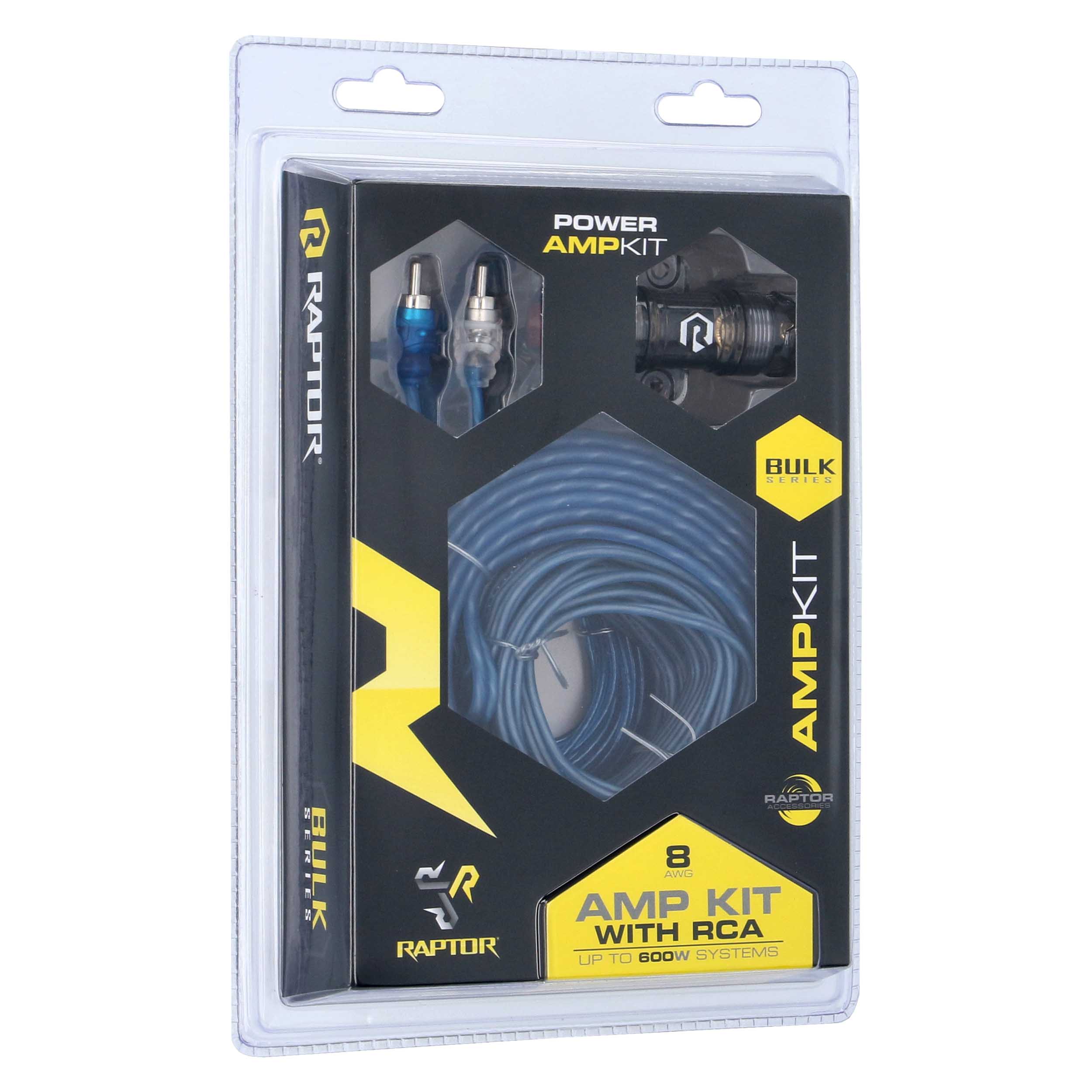 RAPTOR CCA 8 AWG AMP KIT - BULK SERIES R2