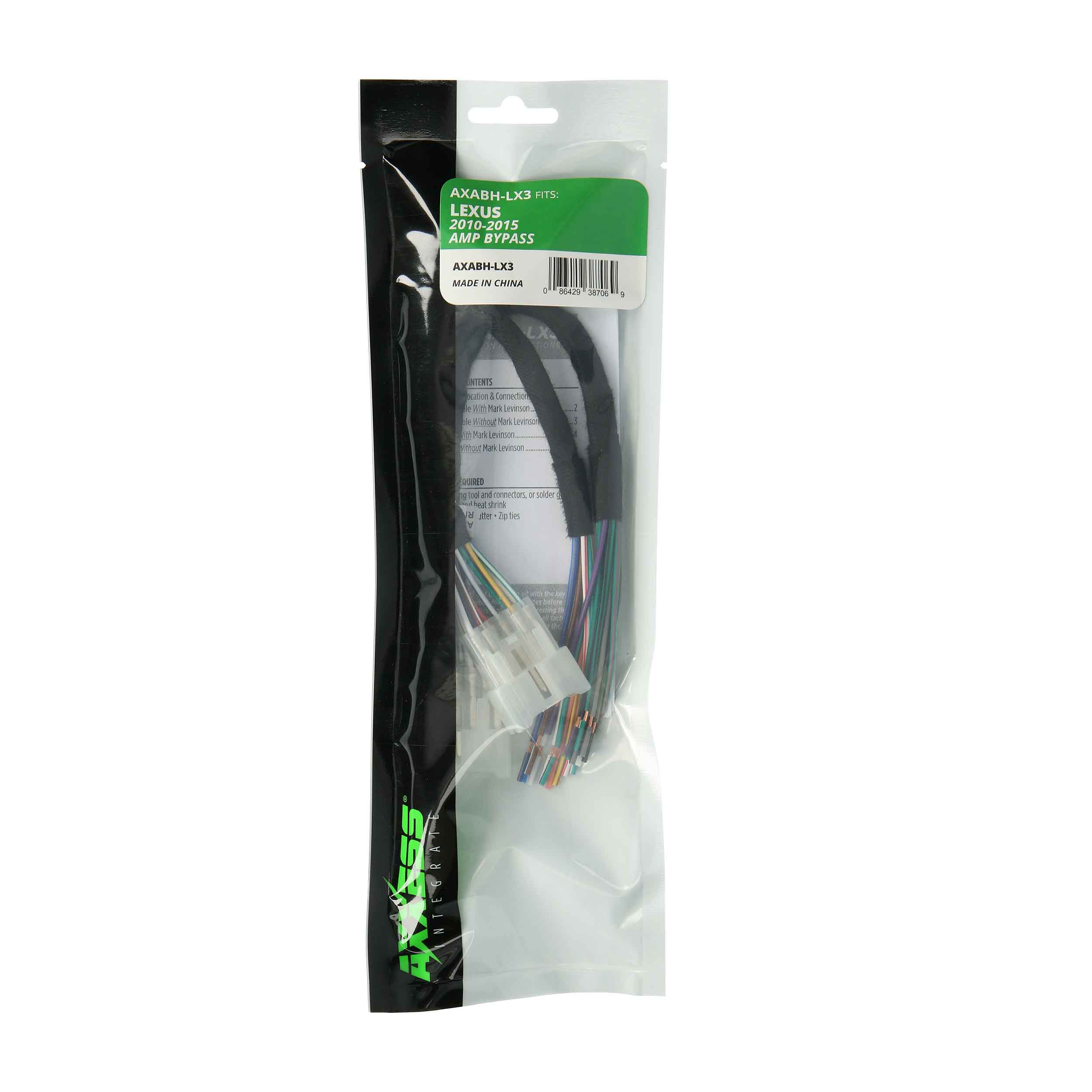 Amp Bypass Harness - Fits Select Lexus Models 2010-2015