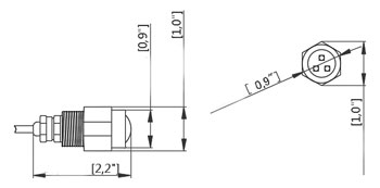 9W Small RGB Drain Plug Light
