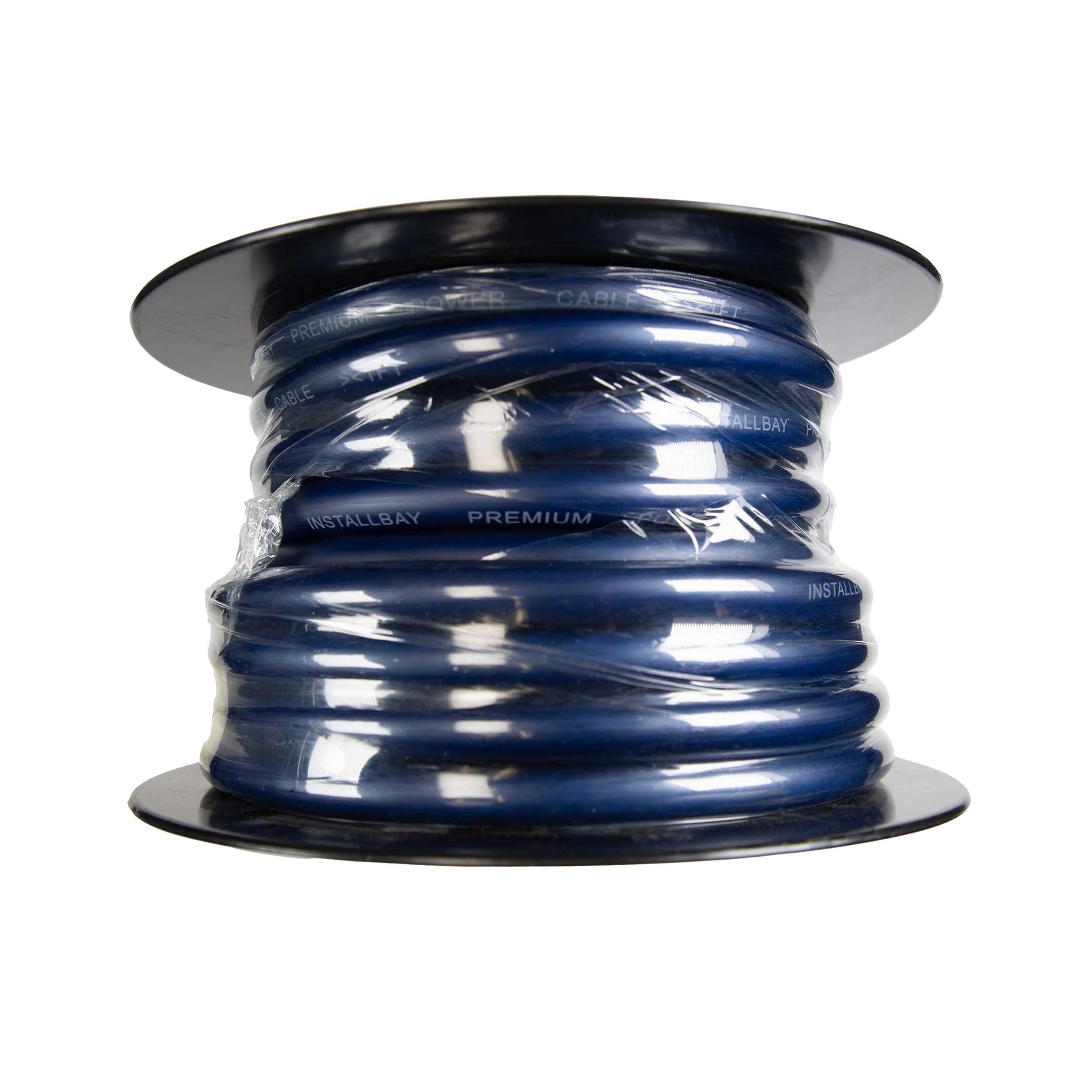 CCA Value Line 1/0 Gauge Power Cable Blue - 50 Foot Coil