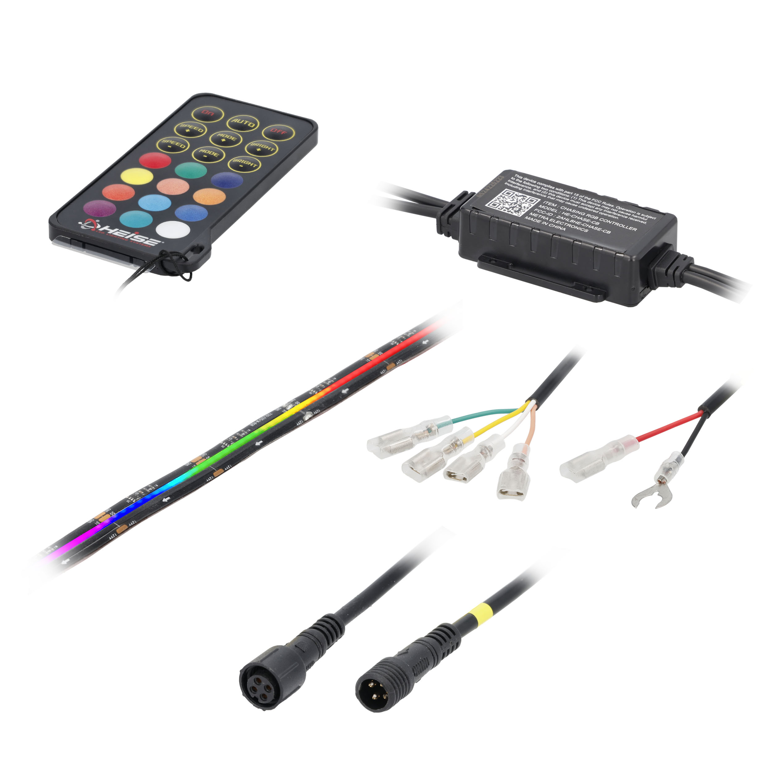 5-Meter Chasing COB LED Strip Light Kit