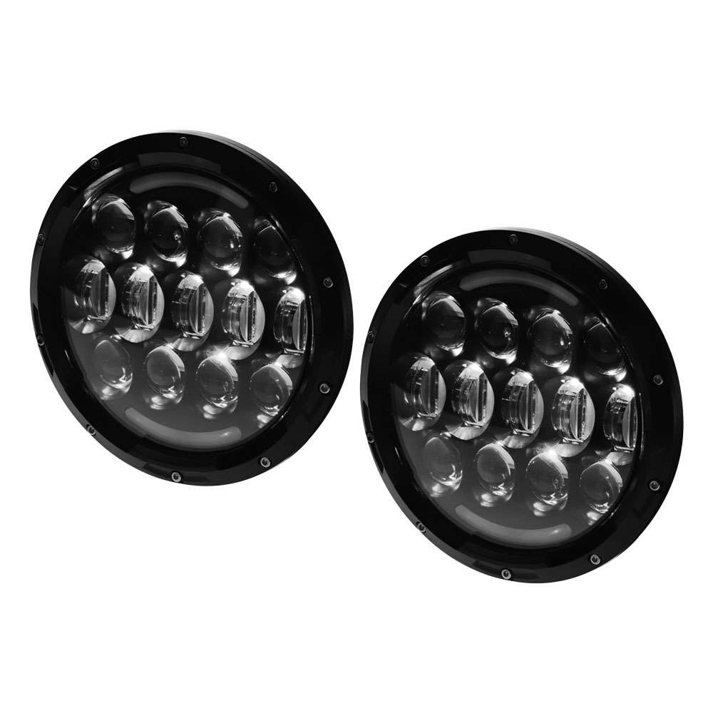 Improved RGB Backlit 7" LED Light - 7 Inch, 15 LED