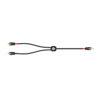 2 Female To 1 Male Y Adapter RCA Cable