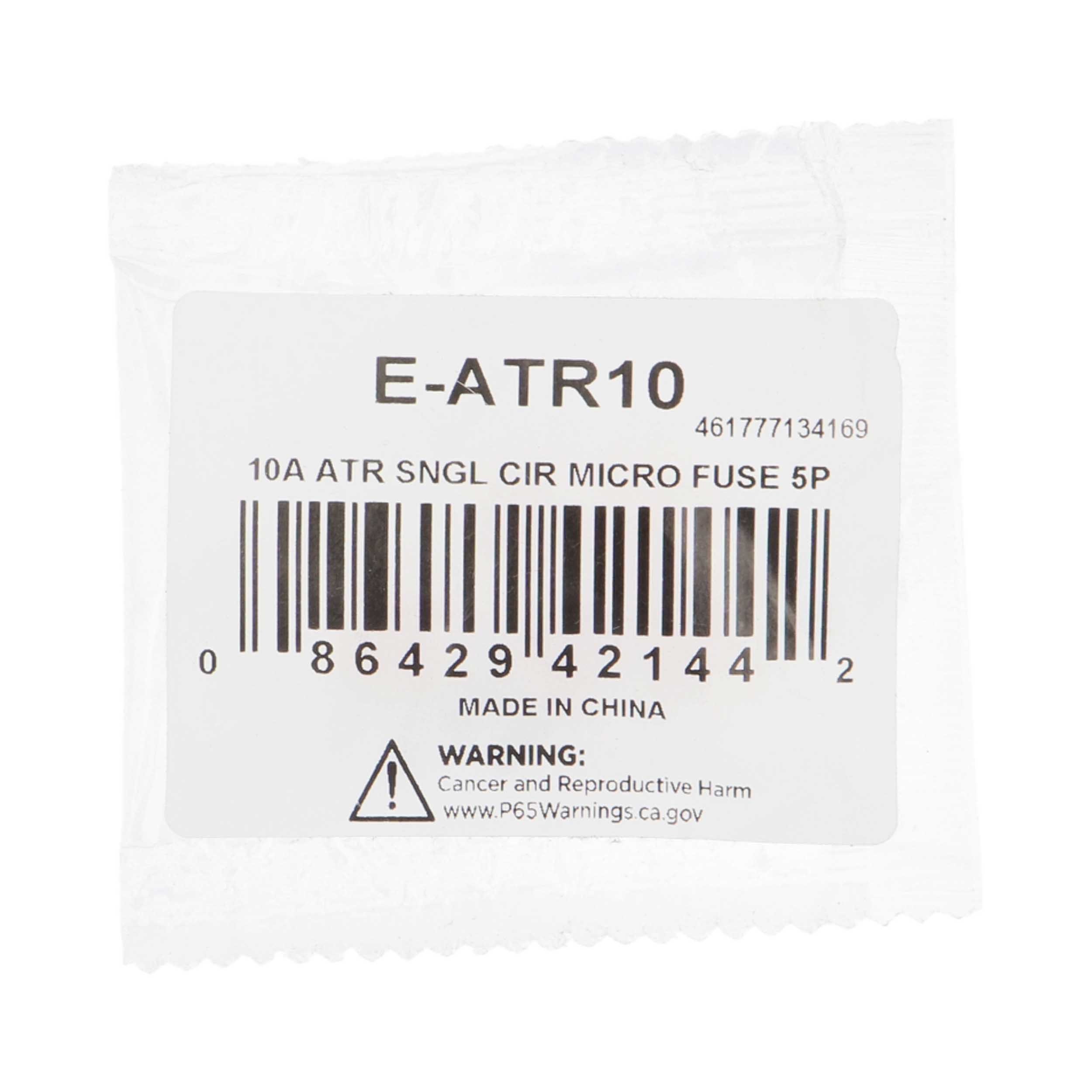 10 Amp 2 Leg Micro ATR Fuse - 5PK