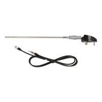Universal Antenna with Spring | Stainless Steel | 31"