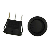 Round Rocker Switch Purple Led No Leads 20amp- Pack of 5