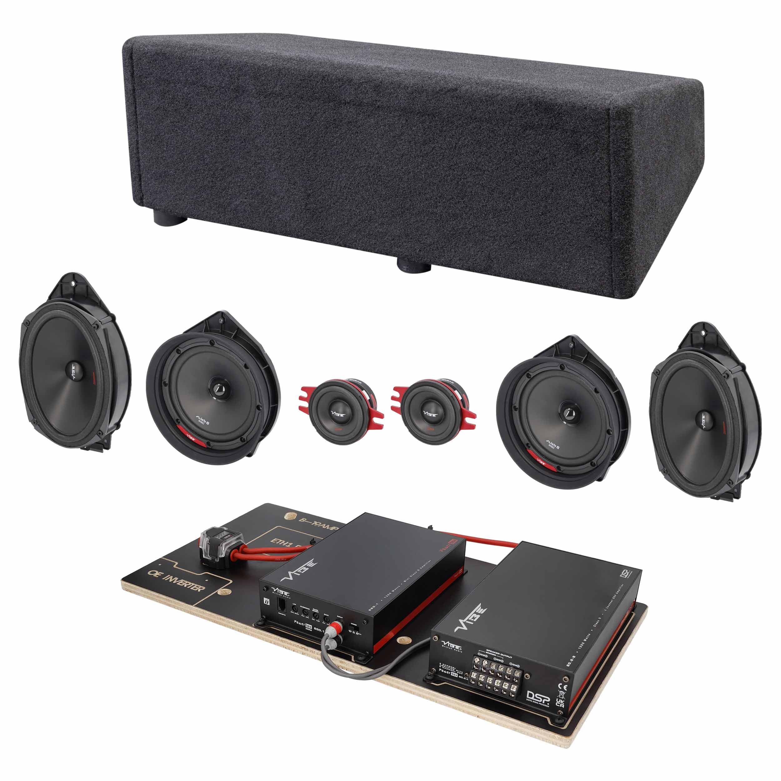 Audio Kit - Chevrolet Silverado | GMC Sierra Crew Cab 2019-2026 (non-amplified)