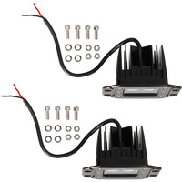 Daytona Lights Flush Mount 3.6" Cube Light - Flood (2Pk)