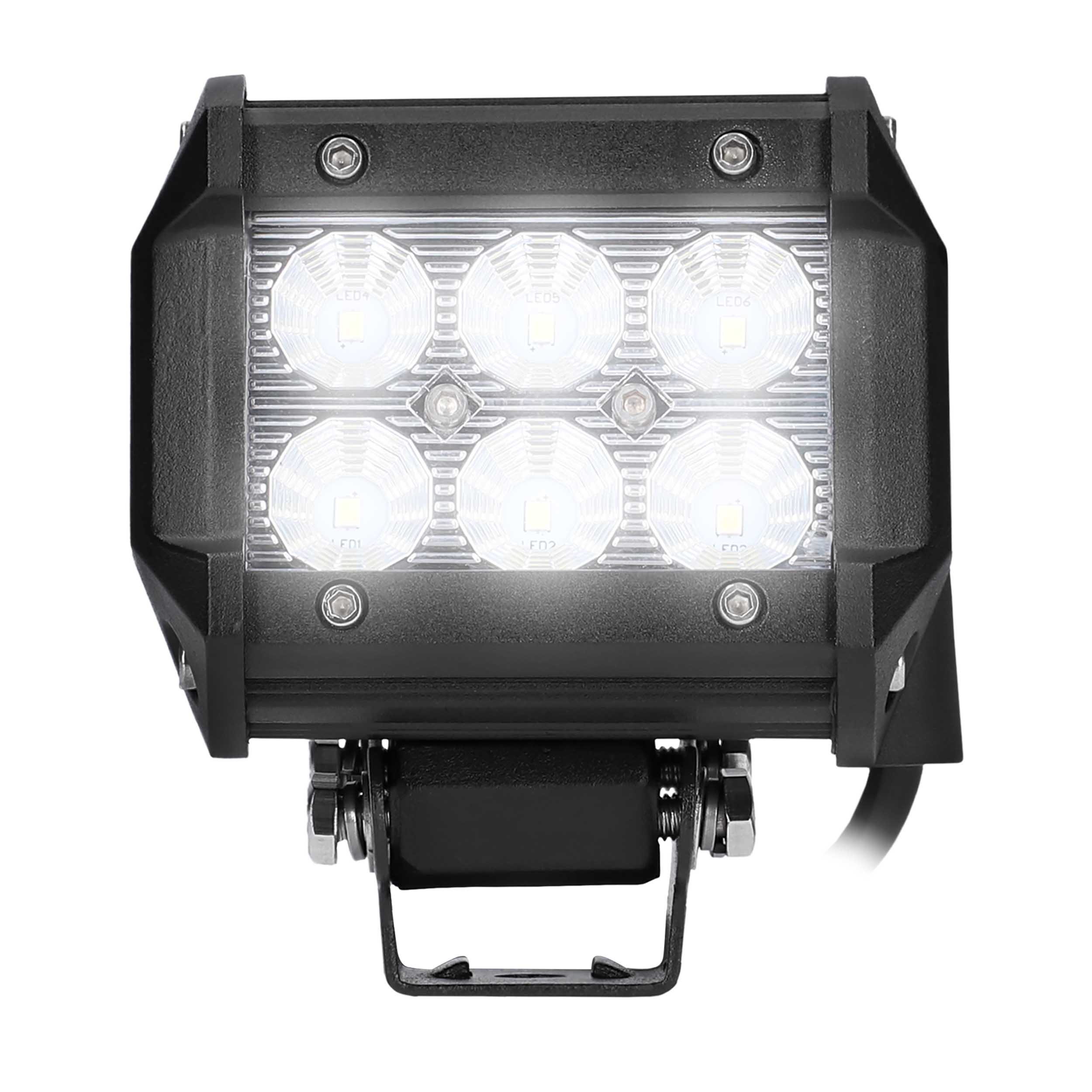 Daytona Lights Cube LED Lights - 4 Inch Pair - 6 LED
