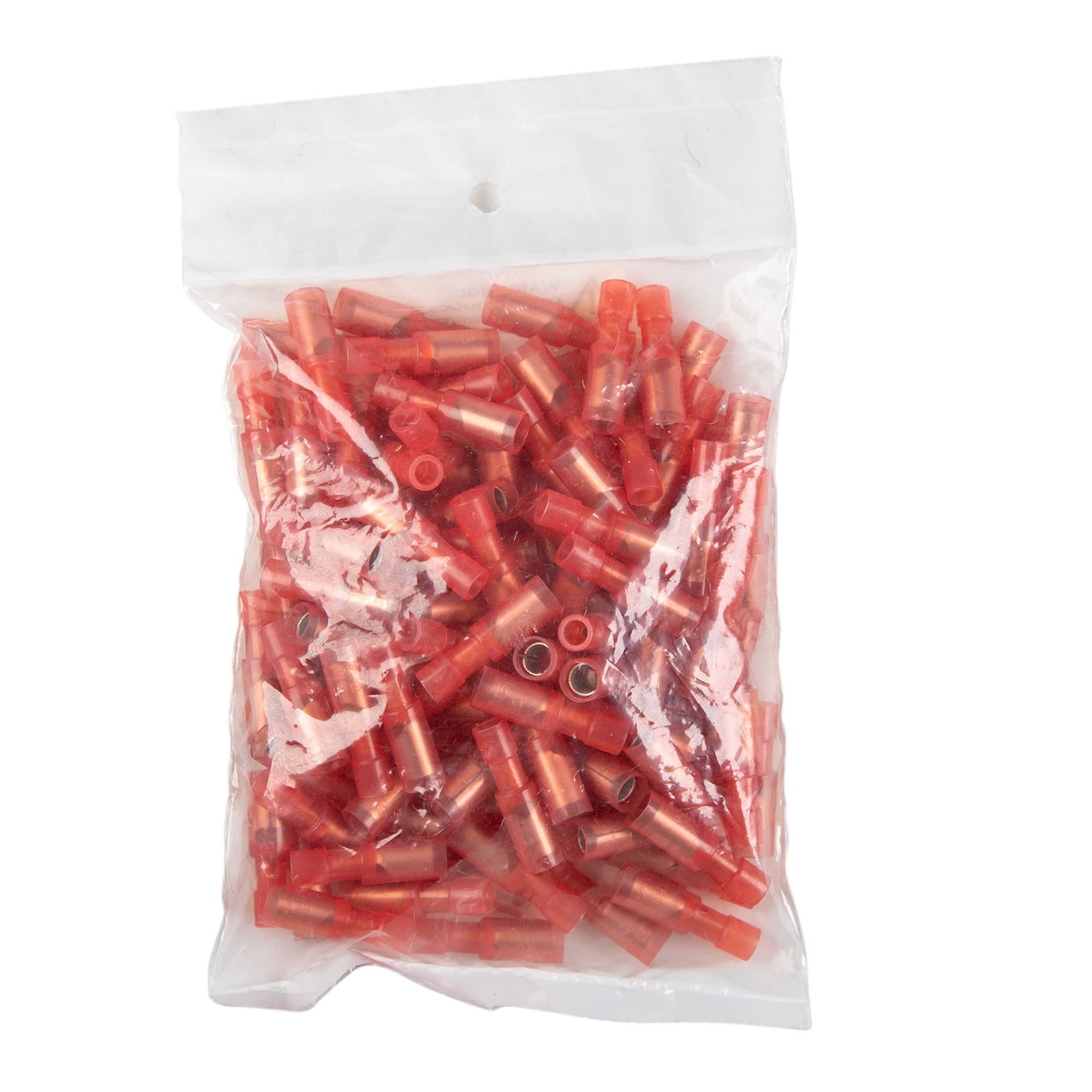 Bullet Connector, Female 18/22 ga, Red Nylon