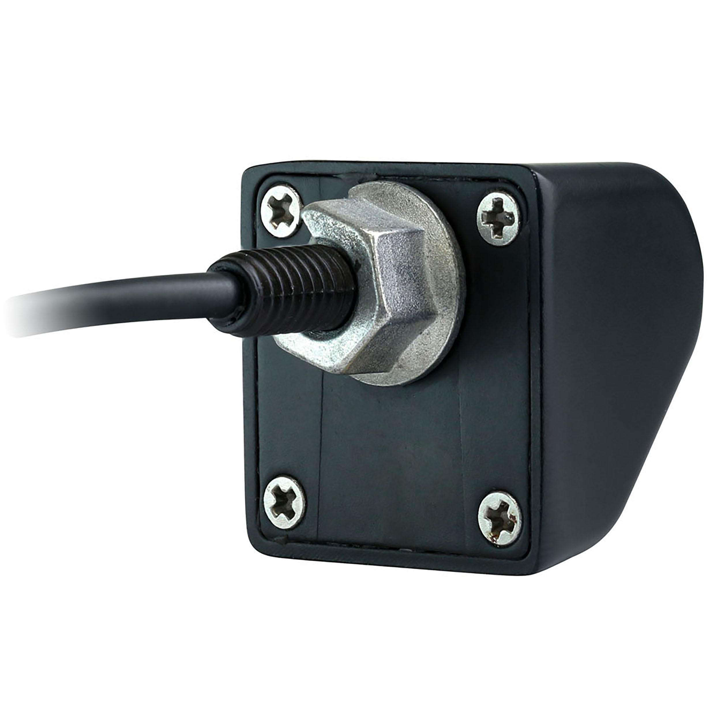 Above License Plate Backup Camera with Black Metal Housing