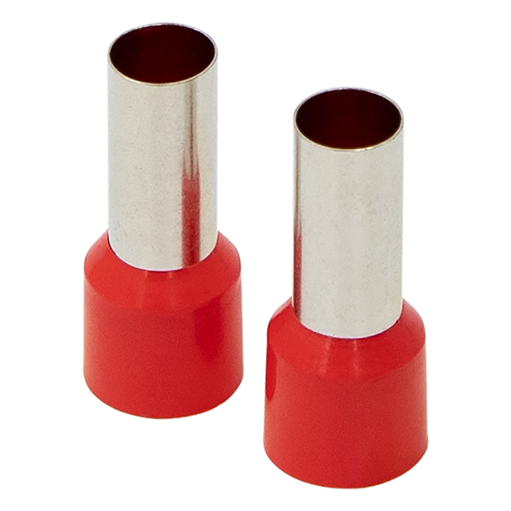 Ferrules - Red 4GA - 50 per Bag
