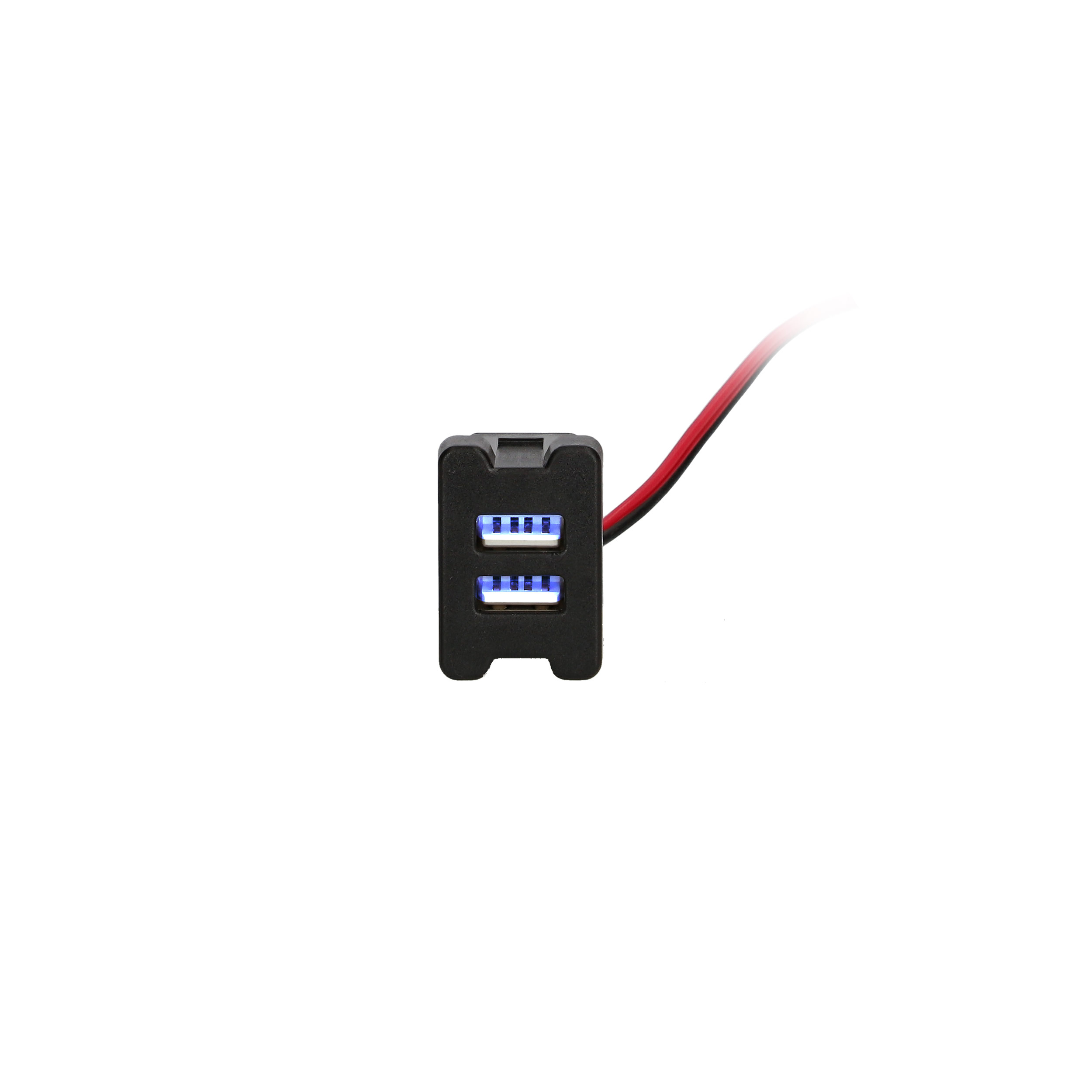 Toyota Style Knockout USB Car Charger - Retail Pack