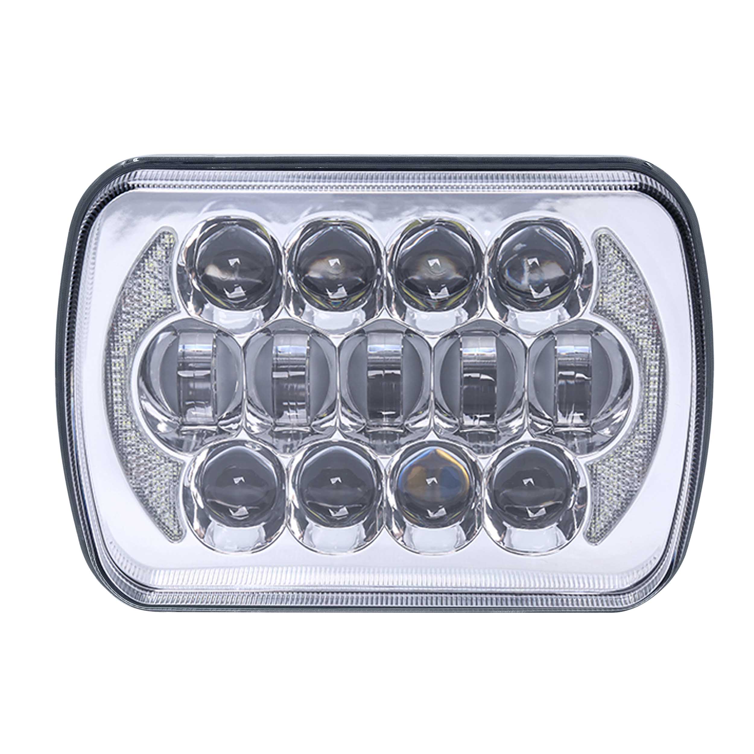 LED Light with Silver Face - 5"x7", 17 LED