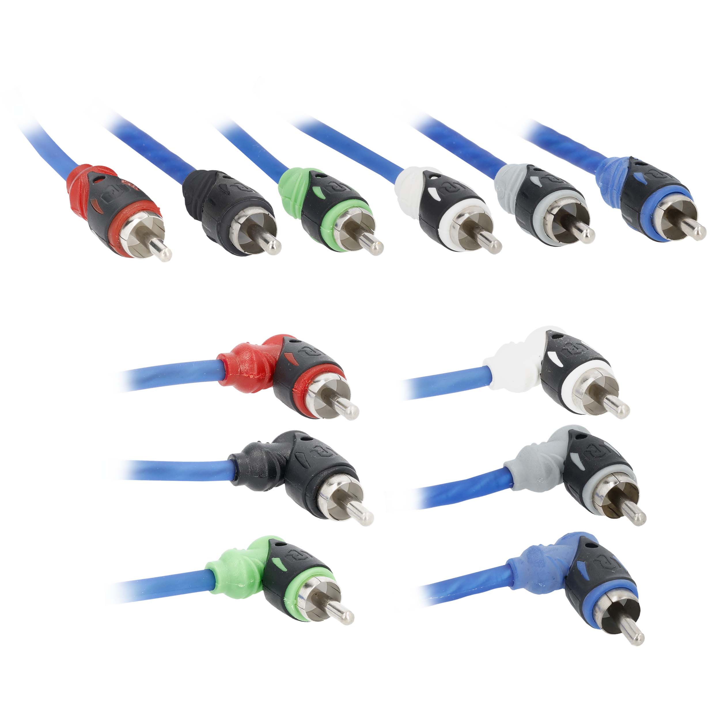 RCA 6-Channel Audio Cable - Mid Series 17 Feet