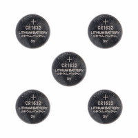 CR1632 Lithium 3-Volt Batteries - 5-Pack