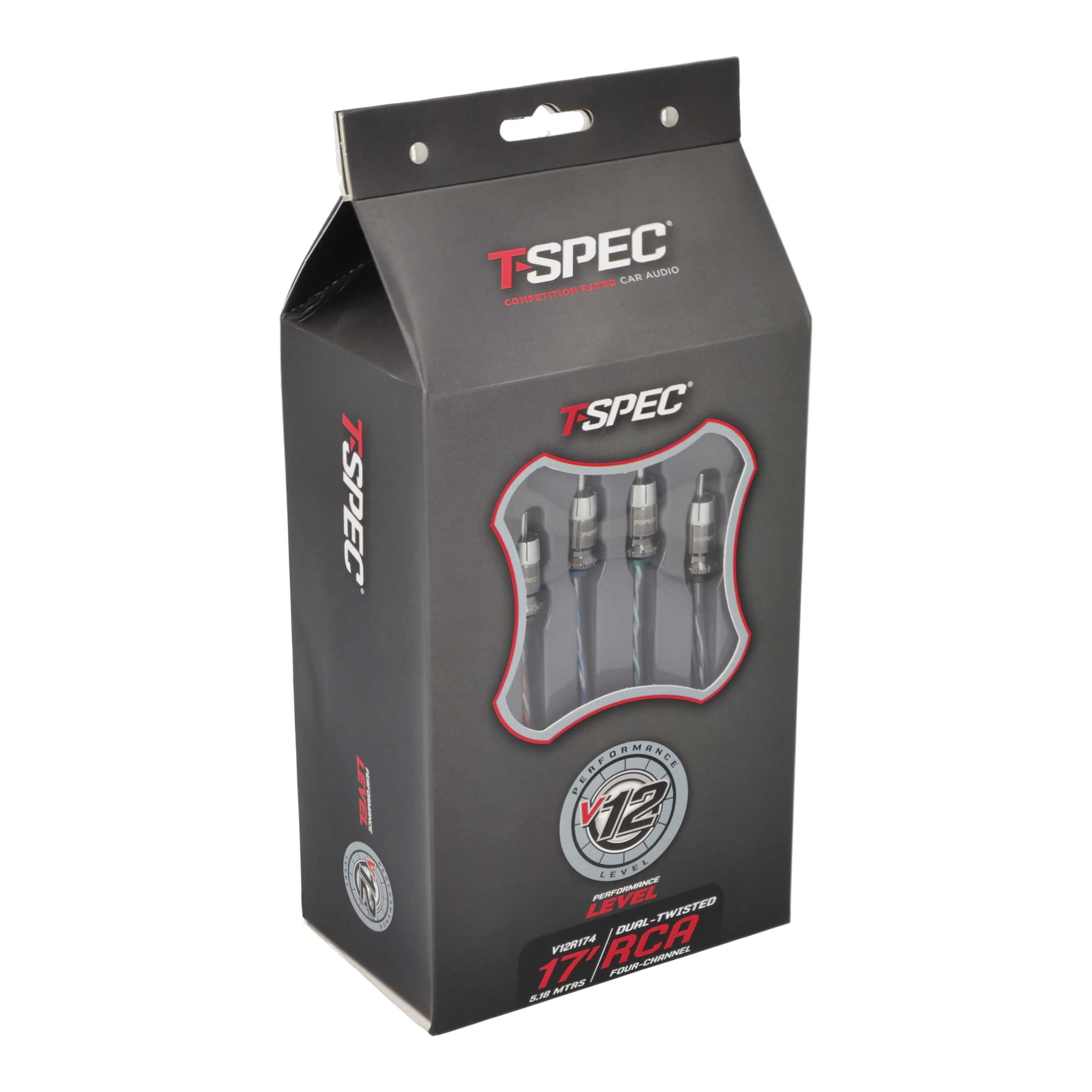 RCA v12 Series 4-Channel Audio Cable - 17 FT