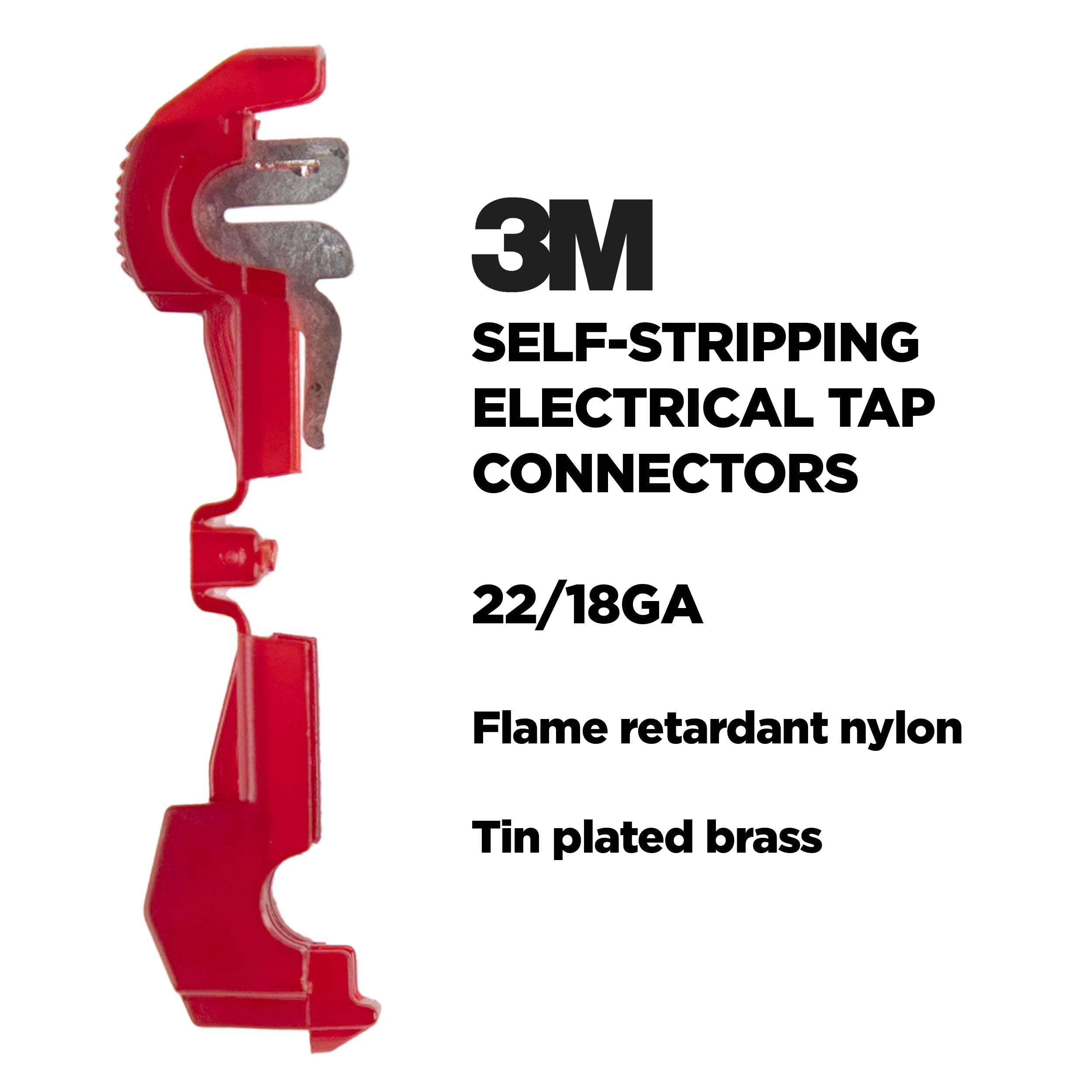 3M™ Red T-Tap 22-18 Gauge  Package of 100