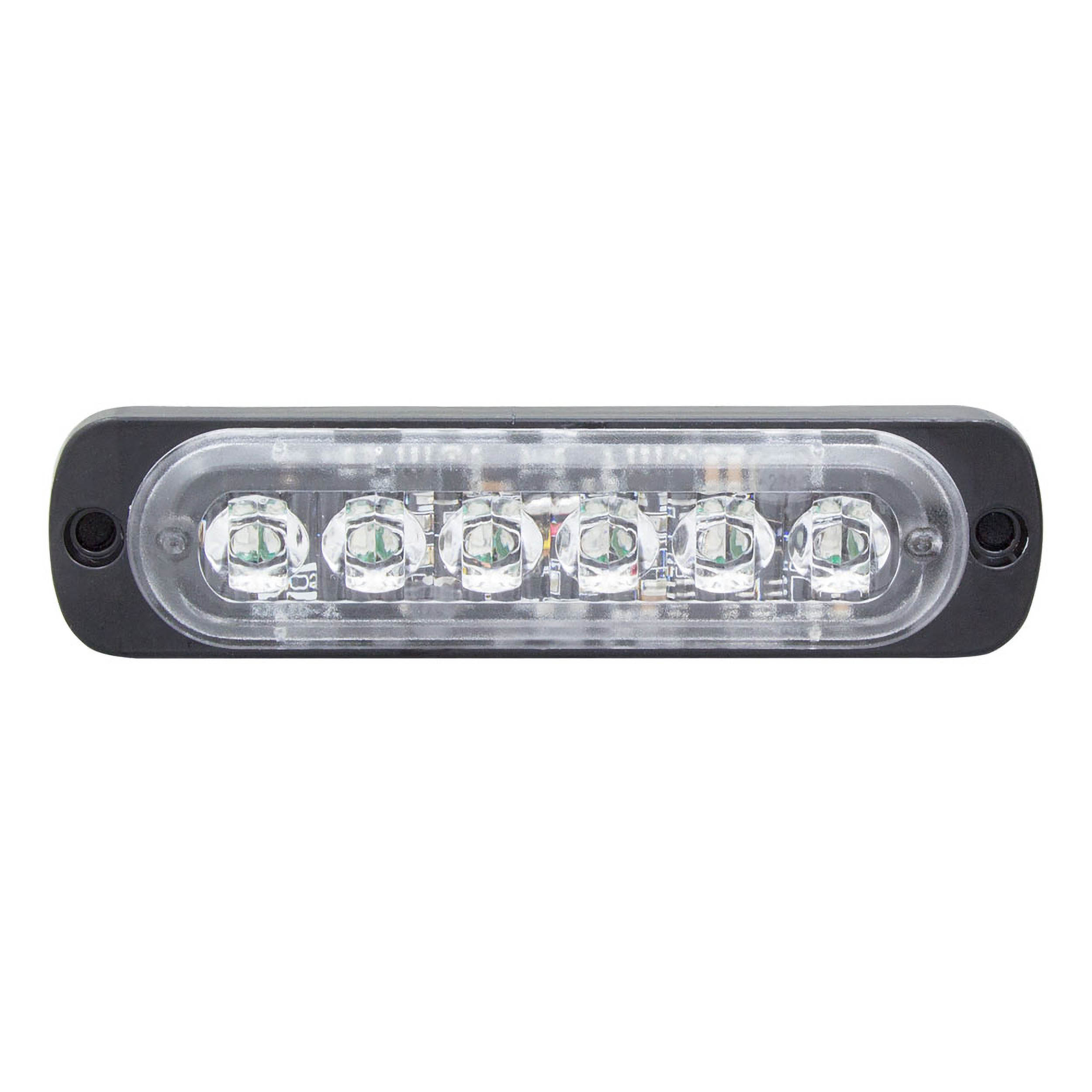 White Lite Marker Lights - 4.4 Inch, 6 LED
