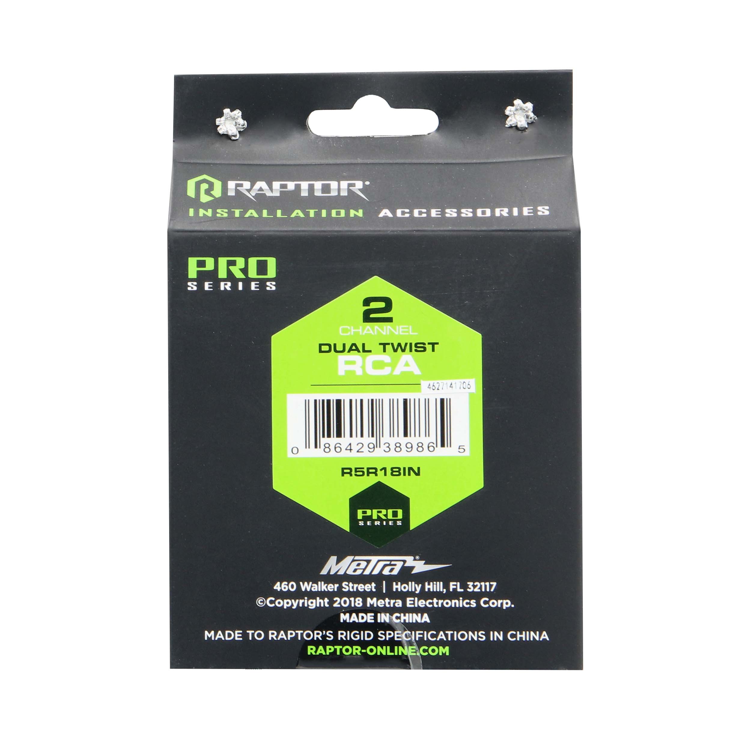 RCA 2-Channel Audio Cable - Pro Series 1.5 Feet