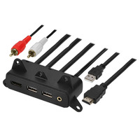 USB/AUX/HDMI® Replacement Panel  - Chrysler | Dodge | Jeep 2014-2017