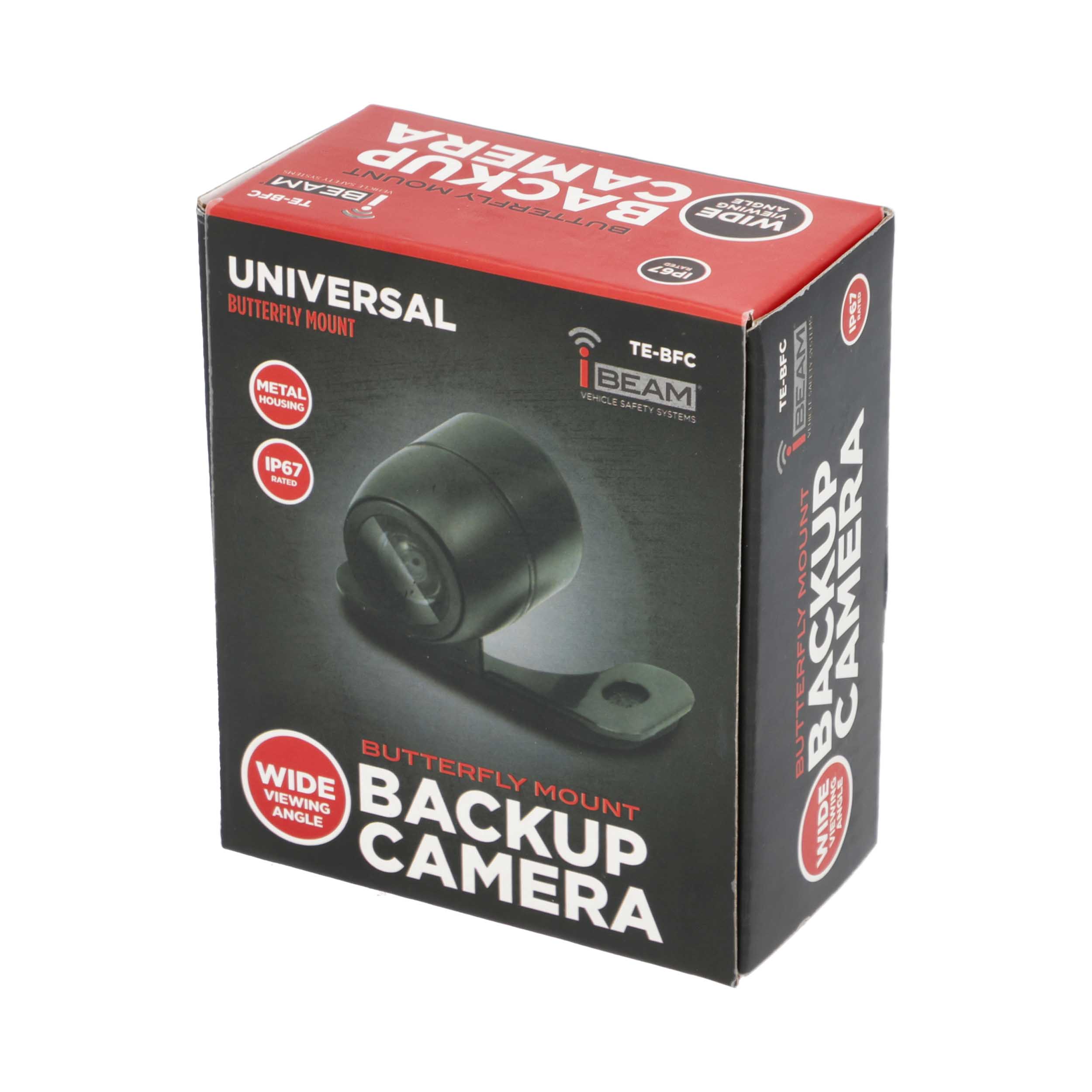 Improved Butterfly Mount Backup Camera with Metal Housing