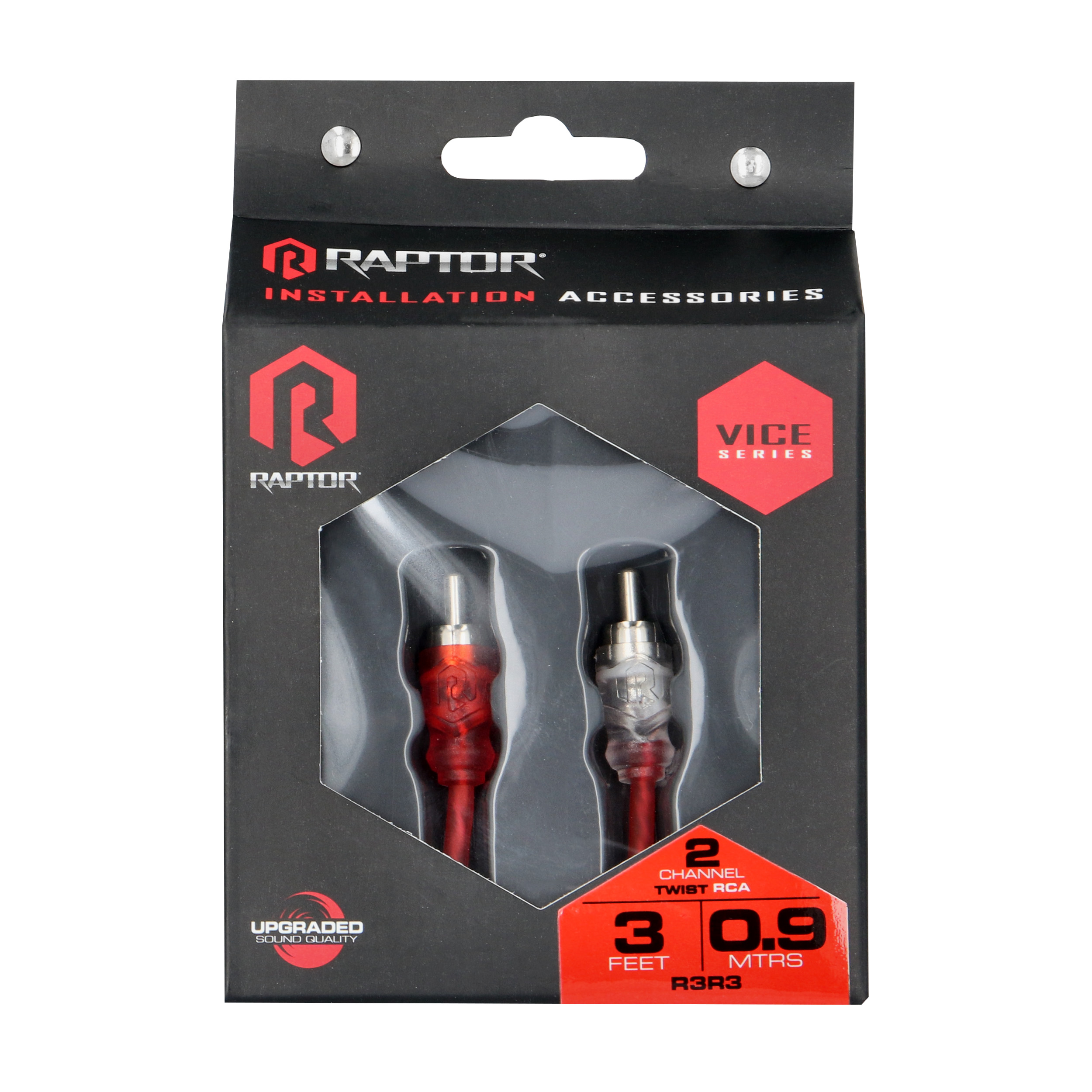 R3R3 | R3 Vice Series 2-Channel RCA Cable | 3 ft.