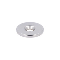 25MM NEODYMIUM MAGNETS W/HOLE10PK