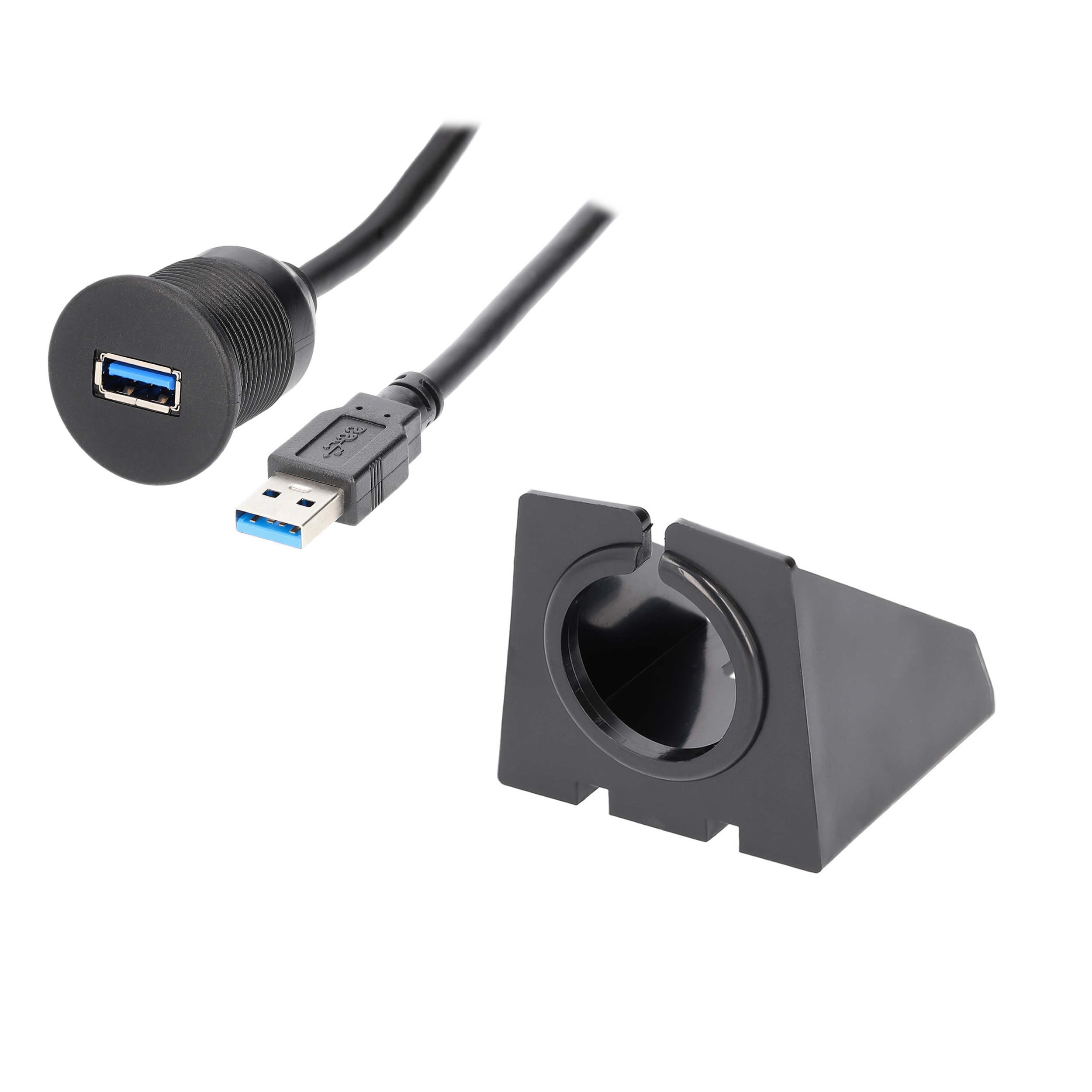 USB 3.0 Charge And Data Flush Mount - Retail Pack