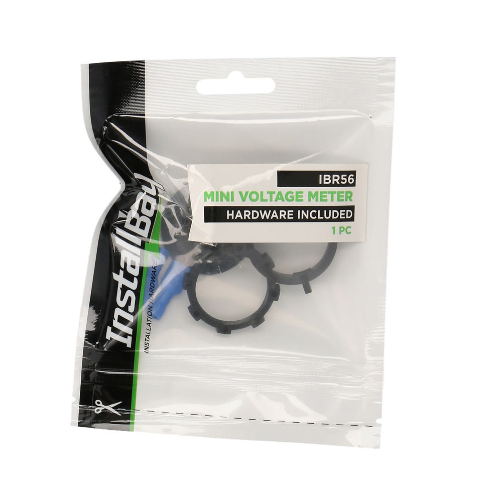 Mini Voltage Meter with Hardware - Retail Pack