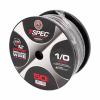 V12 OFC Ground Wire | 1/0 AWG | 50 ft. | Black