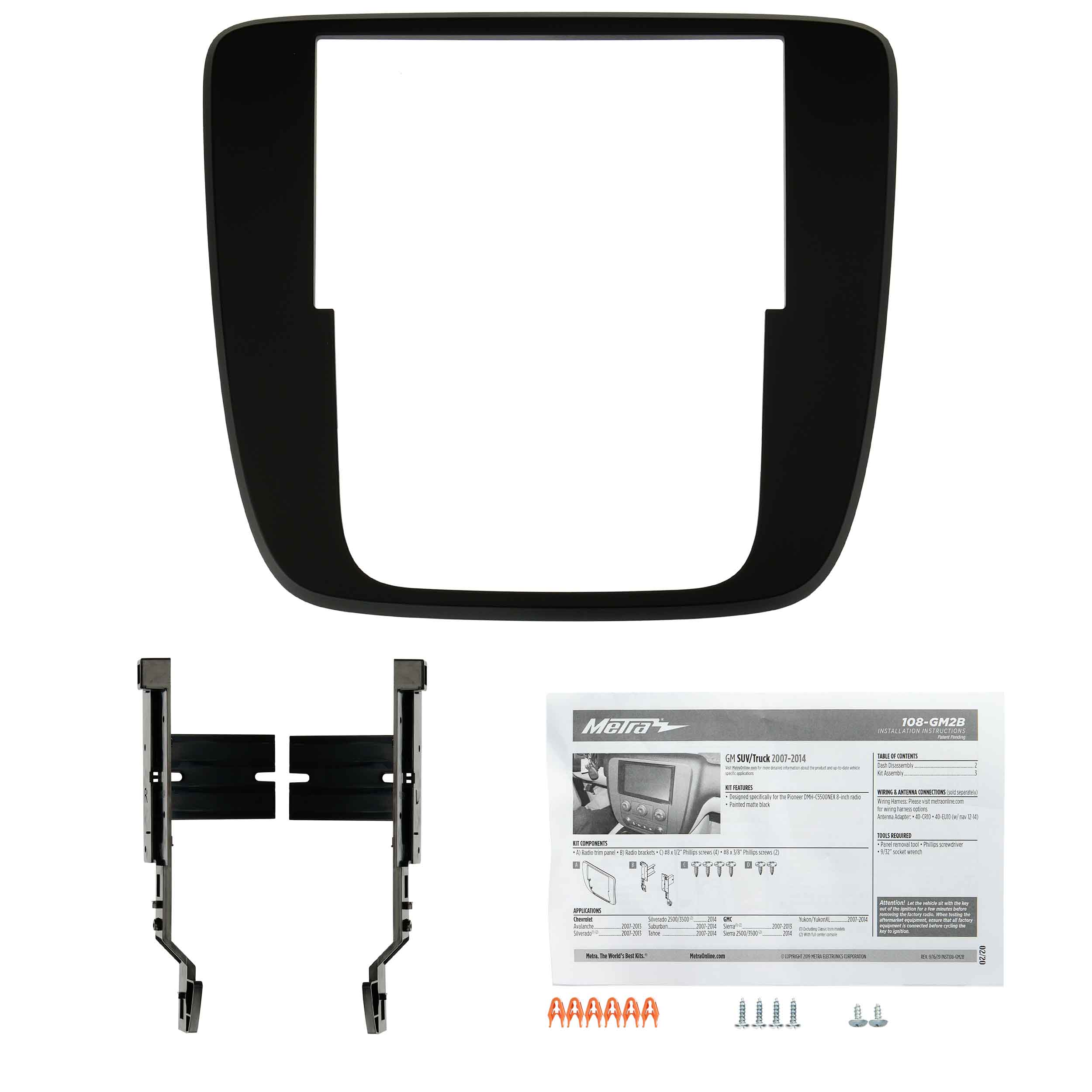 GM SUV | Truck 2007-2014 - Fits Pioneer 8" Radios