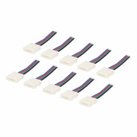 Extension Connector for 5MRGB-1 LED Lights - 6 Inch, 10-Pack