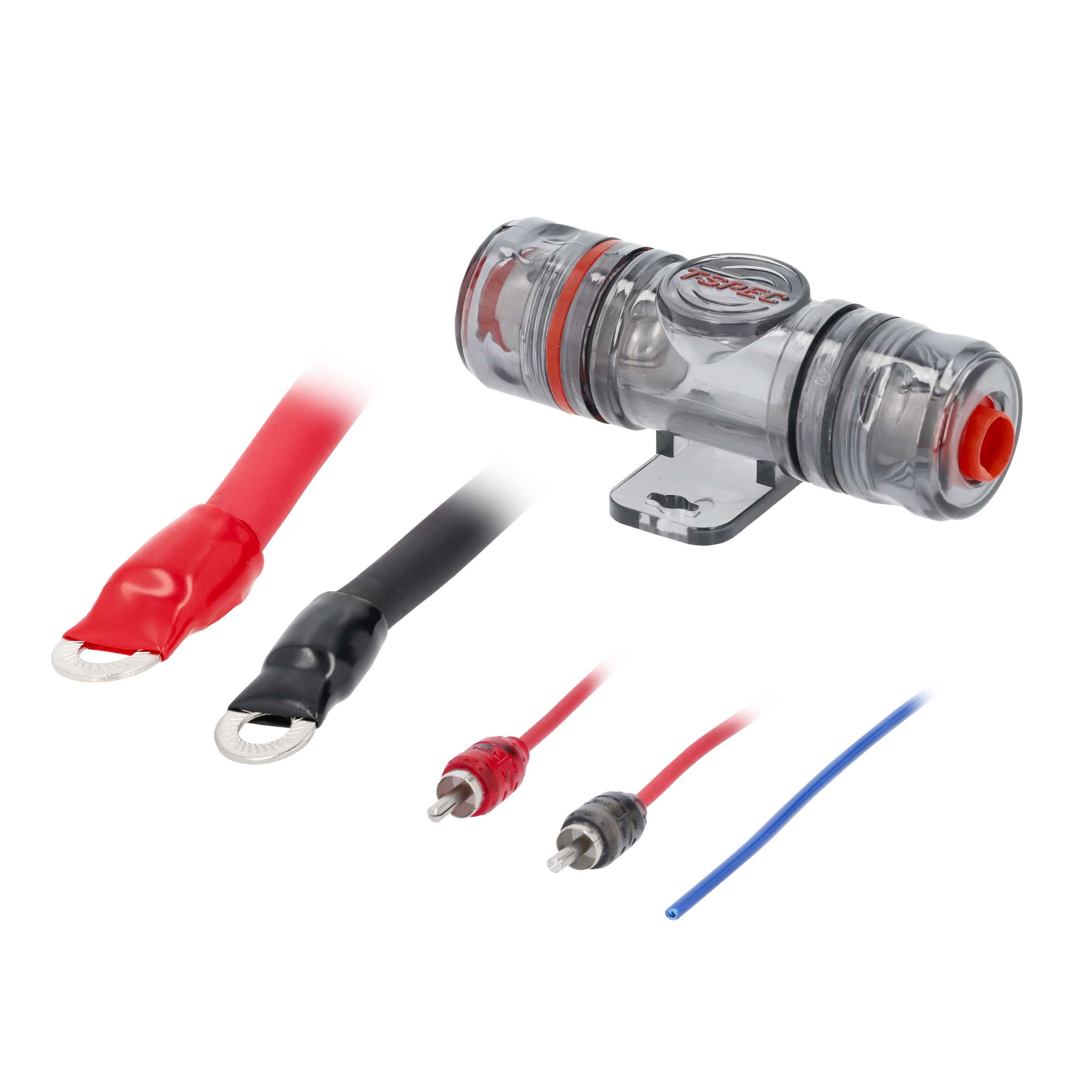 T-SPEC CCA 4 AWG 1000W AMP KIT WITH RCA - V6 SERIES