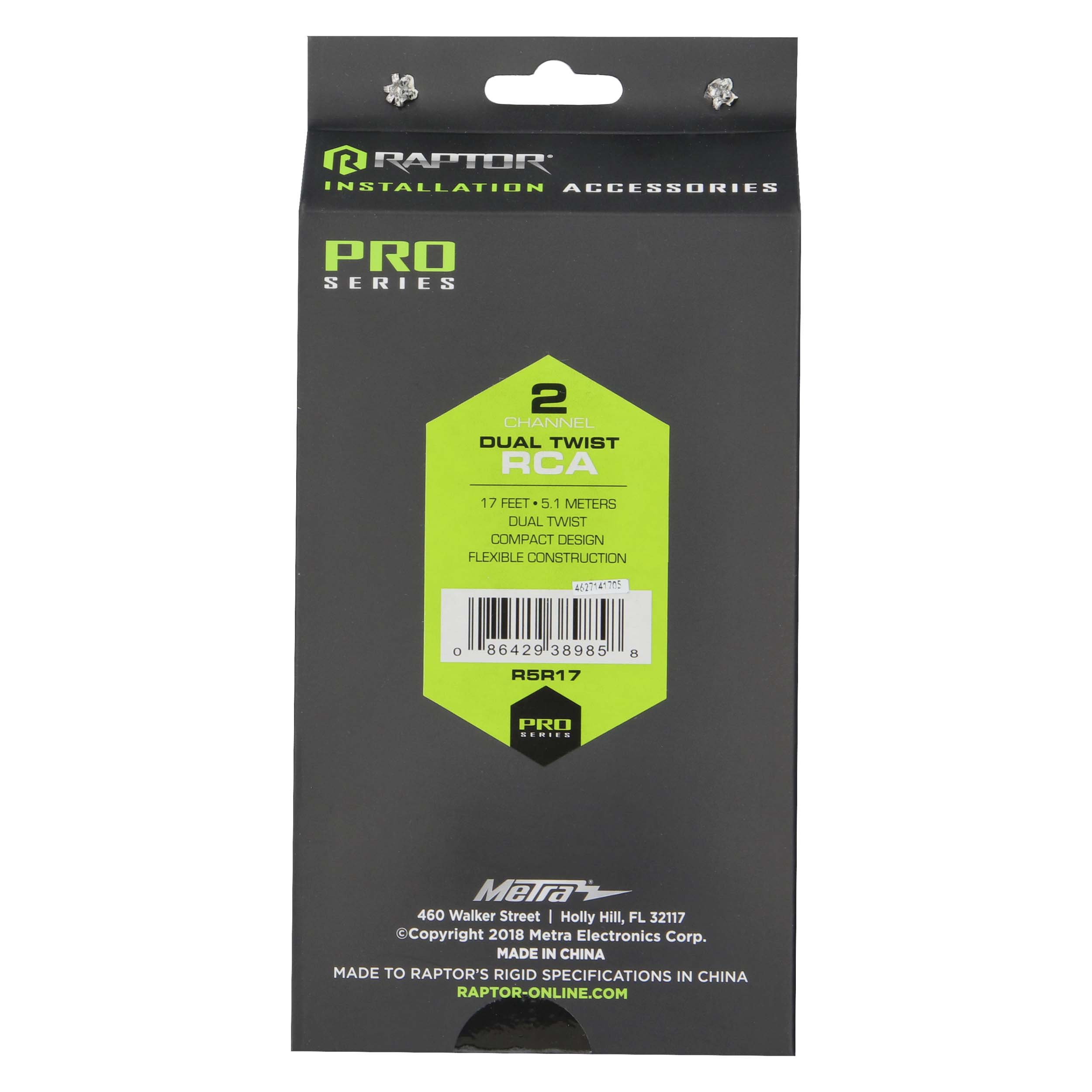 RCA 2-Channel Audio Cable - Pro Series 17 Feet