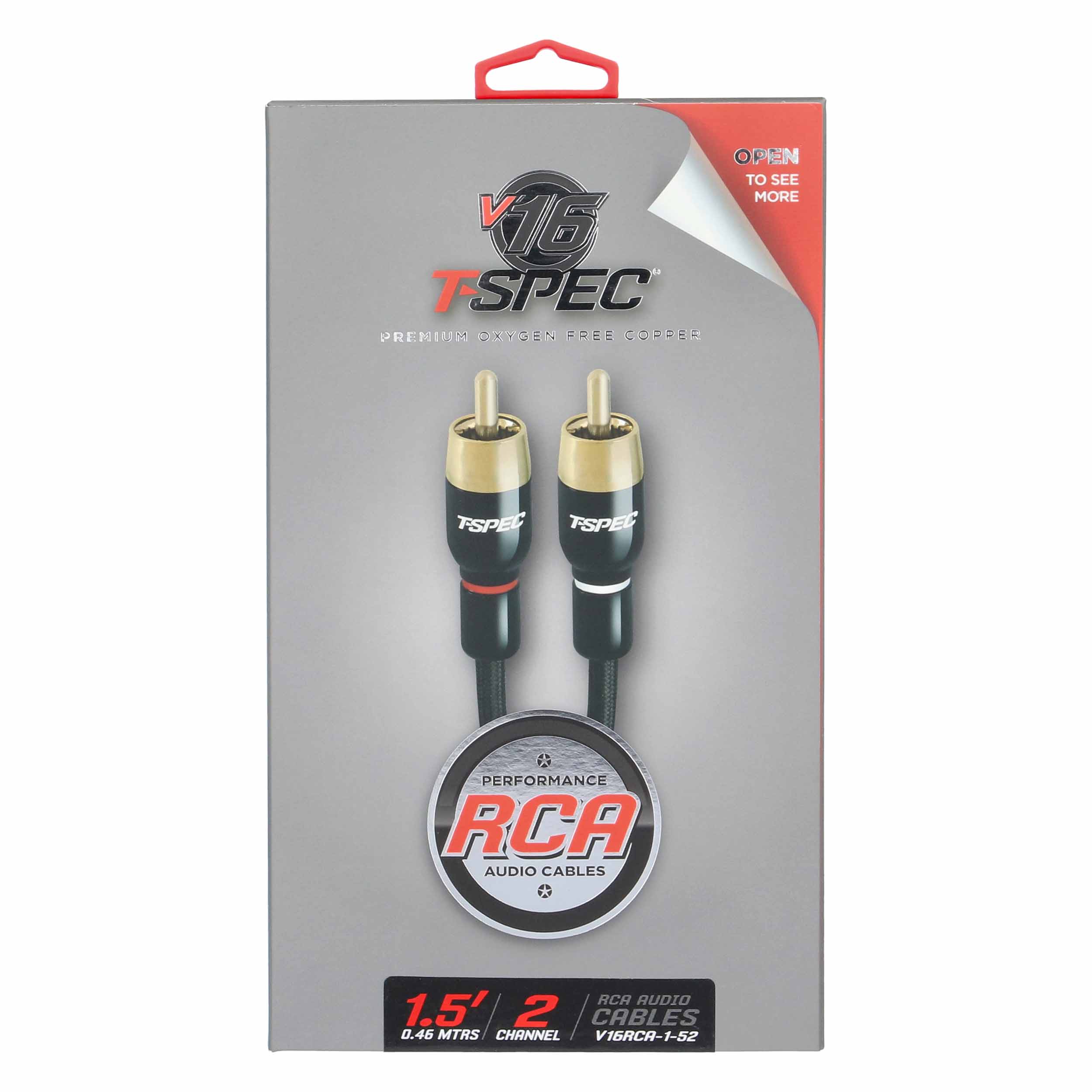 V16 Series RCA Audio Cables - 1.5 Feet