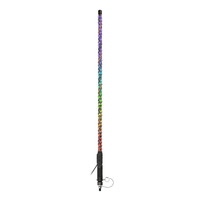 3' Chasing RGB Whip Light w/Controller