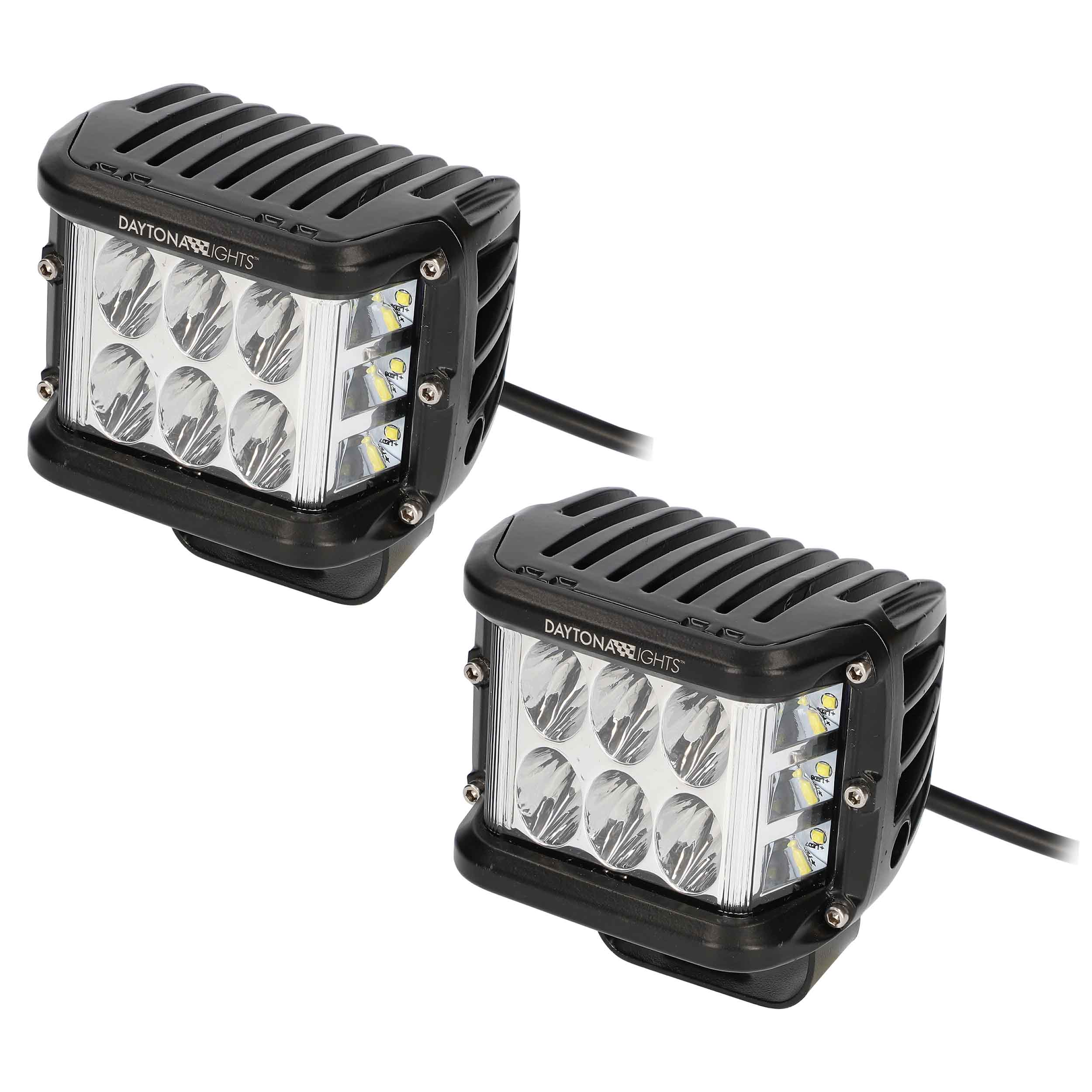 Daytona Lights Dual Row Cube Lights - 140-Degree Dual Zone