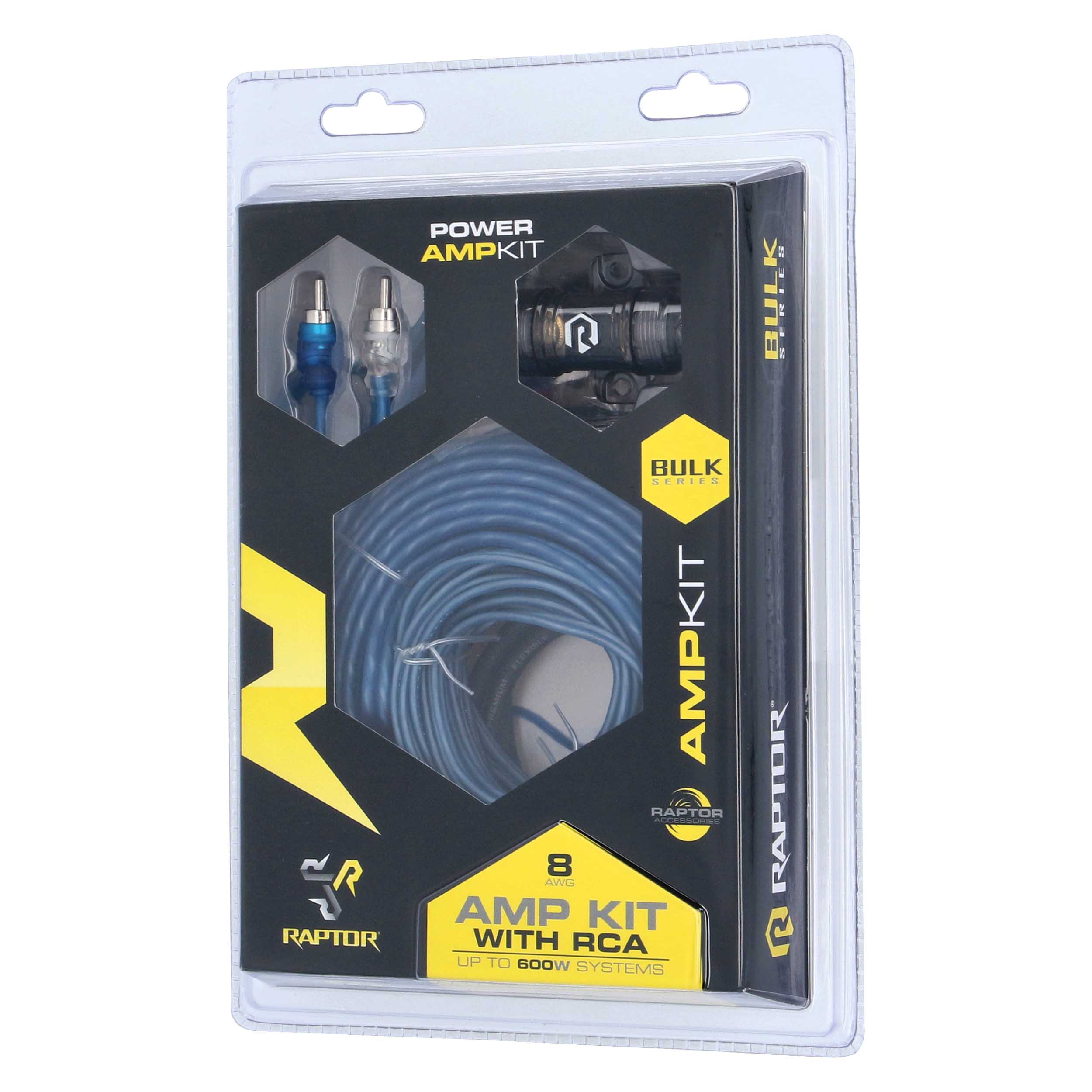 RAPTOR CCA 8 AWG AMP KIT - BULK SERIES R2