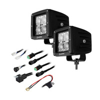 Cube Flood Light - 3 Inch, 4 LED, 2-Pack