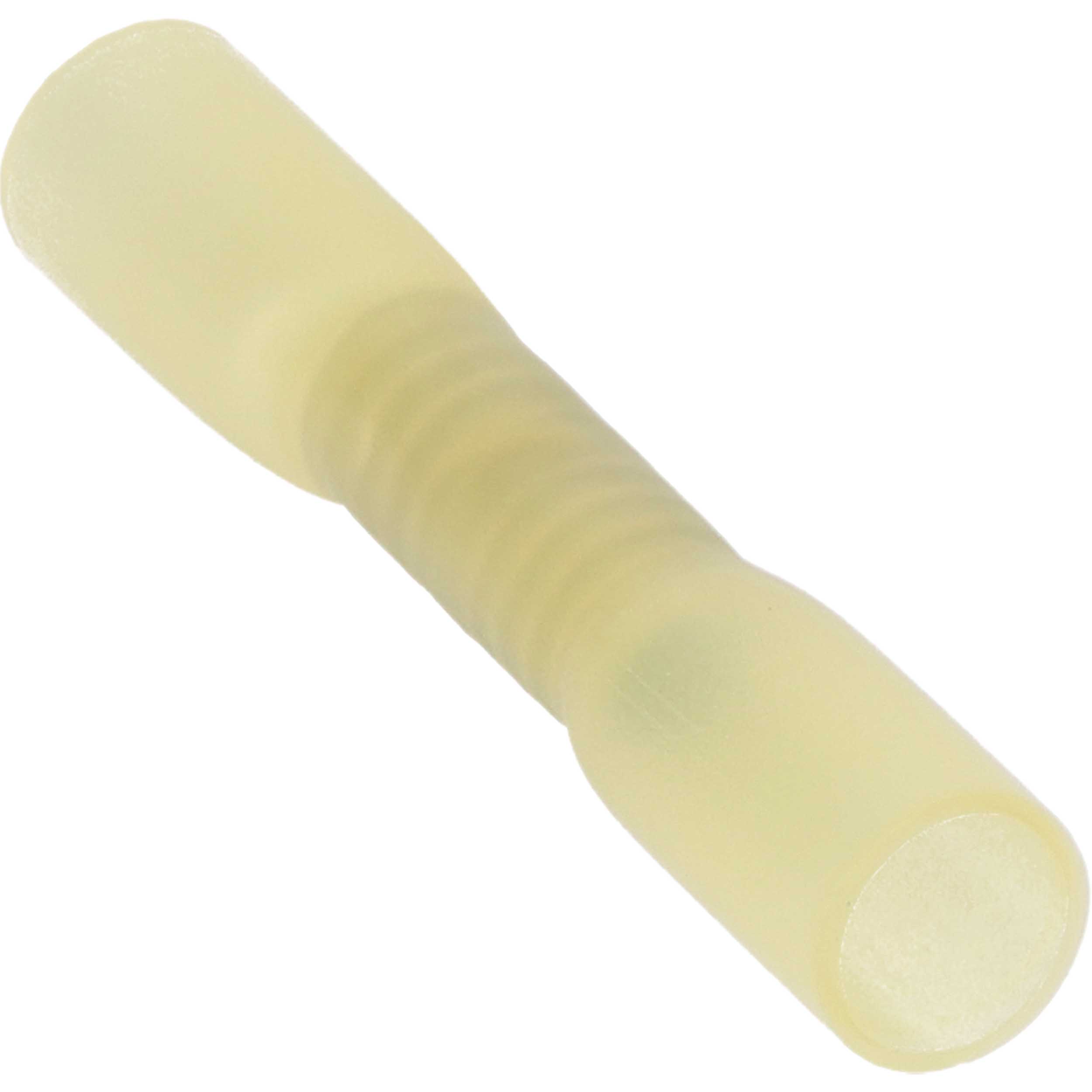 Heat Shrink Yellow Butt Connector 12-10 Gauge - 50 Pack